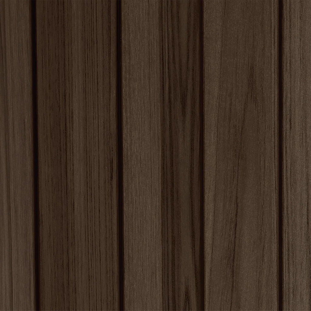 Keter Signature Gartenbank 130x60x85 cm, wetterfeste Aufbewahrungsbank mit 227 Liter Stauraum, Holzdesign Rosewood, 2-Sitzer Sitzgelegenheit, Palisander