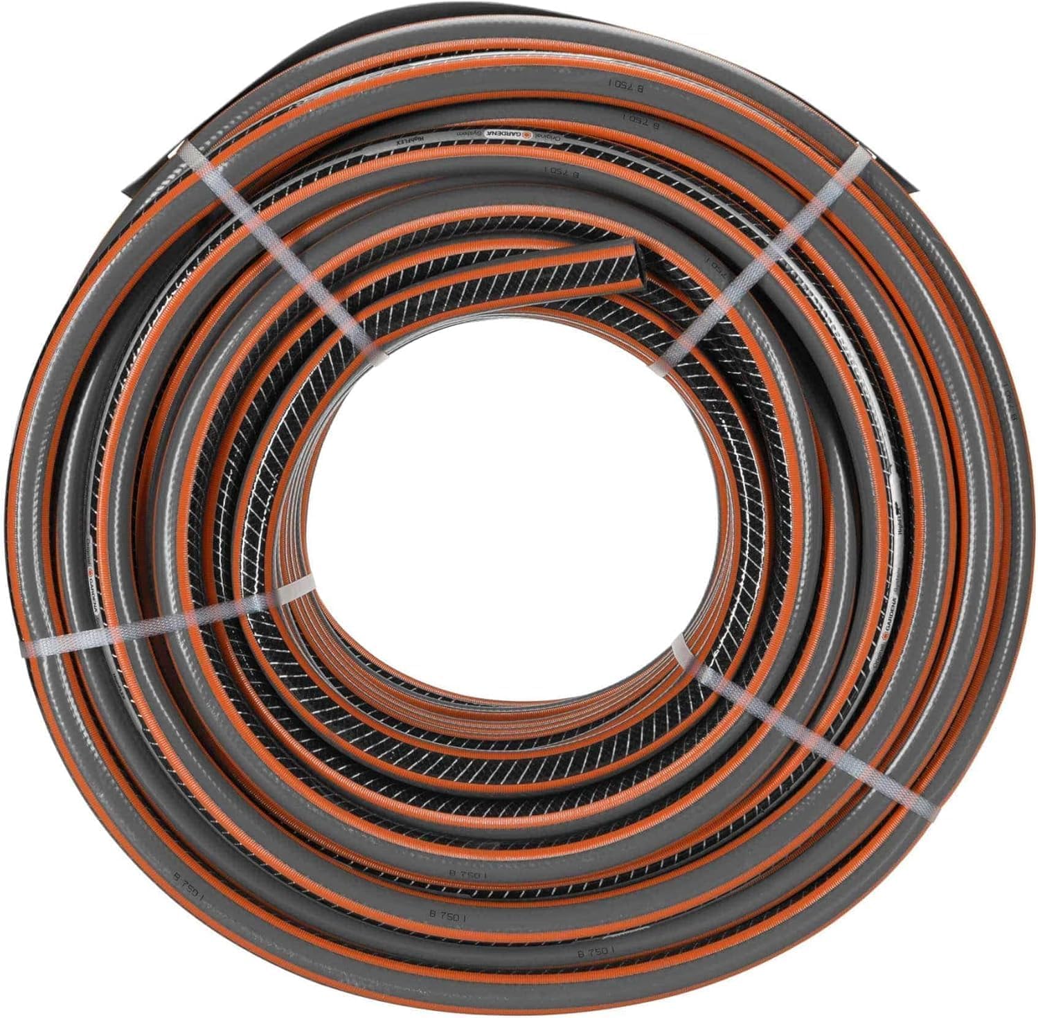 Gardena Polyvinylchlorid (PVC), Comfort HighFLEX Schlauch 19 mm (3/4 Zoll), 50 m: Gartenschlauch mit Power-Grip-Profil, 30 bar Berstdruck, hochflexibel, formstabil, UV-beständig, verpackt (18085-20)