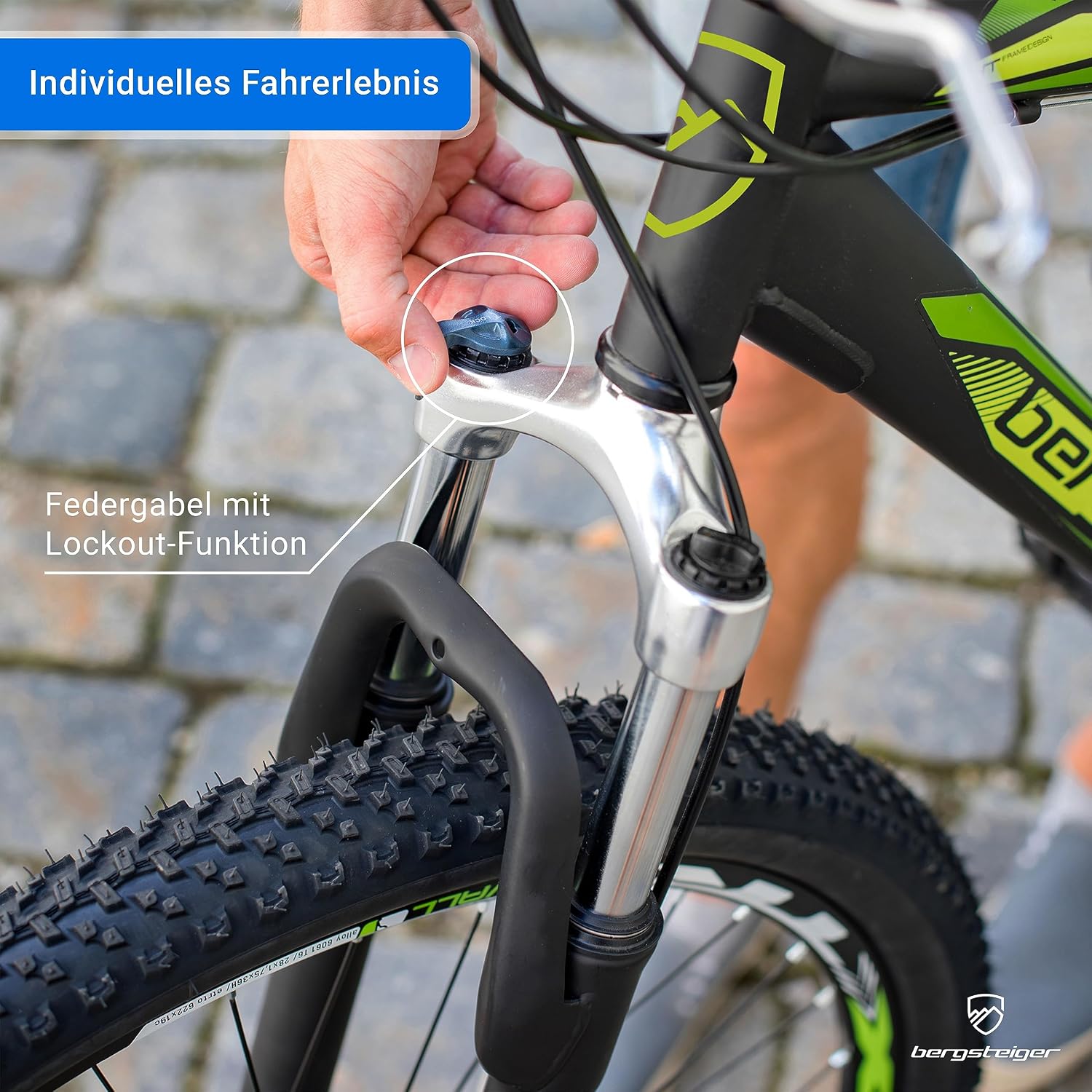 Bergsteiger Detroit 29 Zoll Mountainbike Herren Hardtail MTB 21 Gang