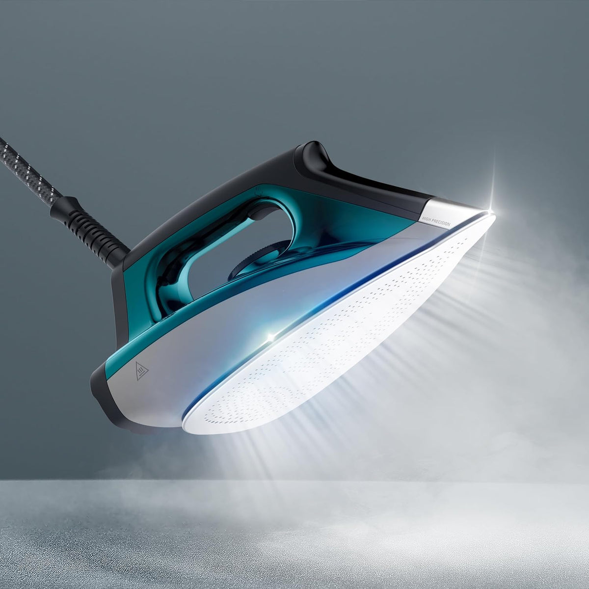 Rowenta Compact Steam Pro Dampfbügelstation, 6,2 Bar Hochdruckdampf, 310 G/Min Dampfstoß, 1,1 l Wassertank, kompaktes Design, effizienter Kalkkollektor, Kunststoff, X-Large, Blau/Schwarz, DG7621