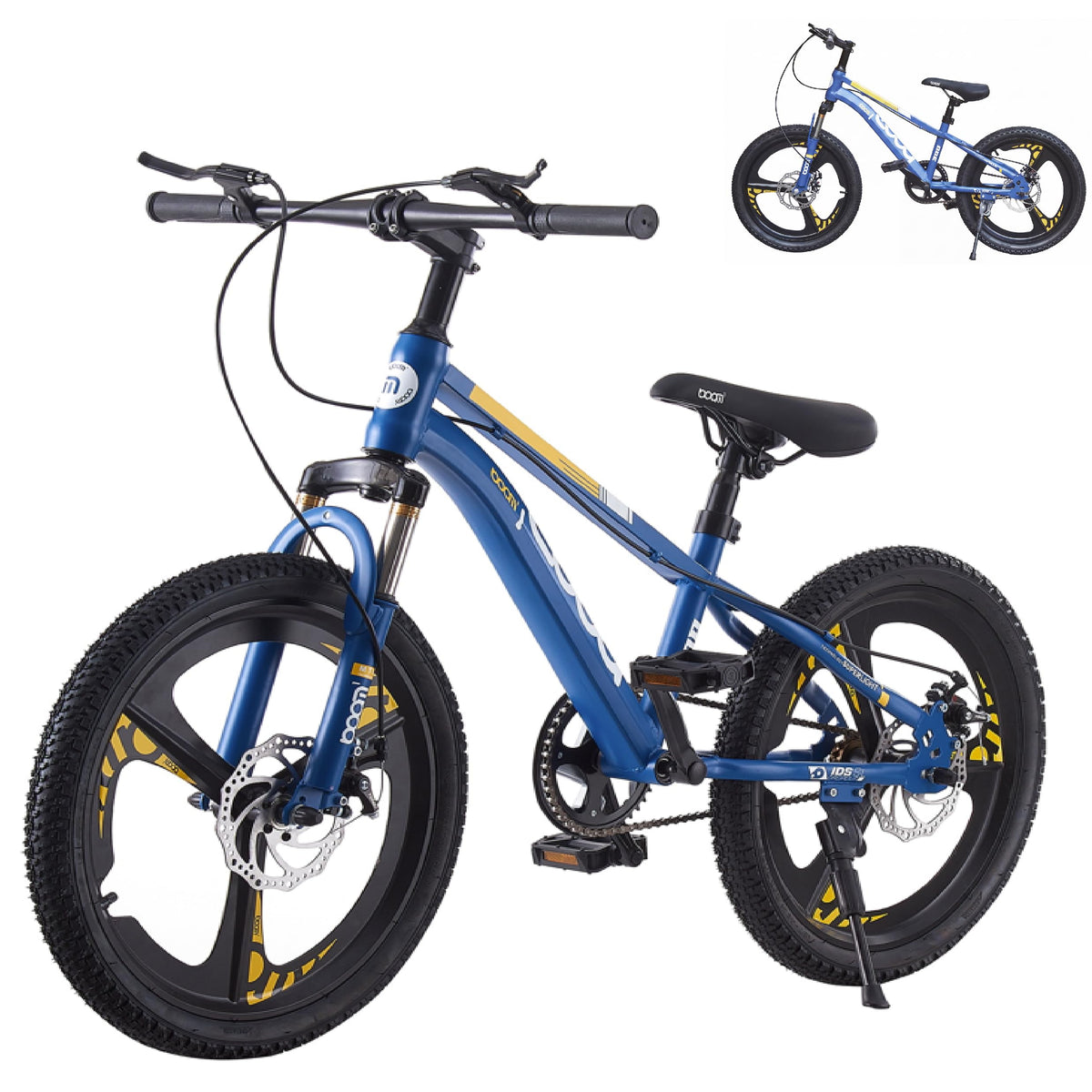 18/20/22/24 Zoll Kinder Mountainbike, Premium Kinderfahrrad für Jungen und Mädchen, Junior MTB mit Vorderer Aufhängung & Scheibenbremsen,Verstellbarer Sitz & Lenker,5–14 Jahren