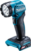Makita ML001G LED-Akku-Handleuchte 40V max. (ohne Akku & Ladegerät), 160 Lumen, Leuchtkopf um 170° schwenkbar