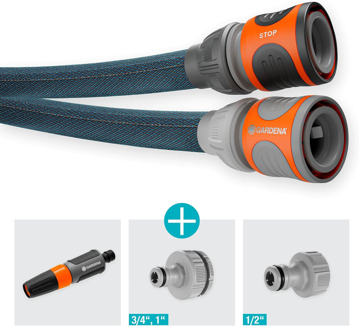 Gardena Set Textilschlauch Liano Xtreme 30 m, 13 mm (1/2 Zoll)