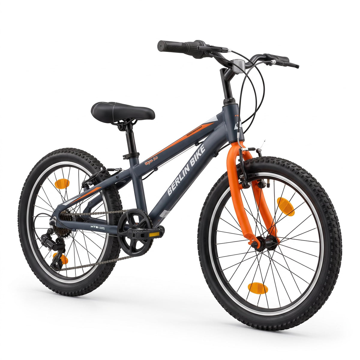 Grizz 20 Zoll Mountainbike - Leichter Aluminiumrahmen - 7-Gang Shimano