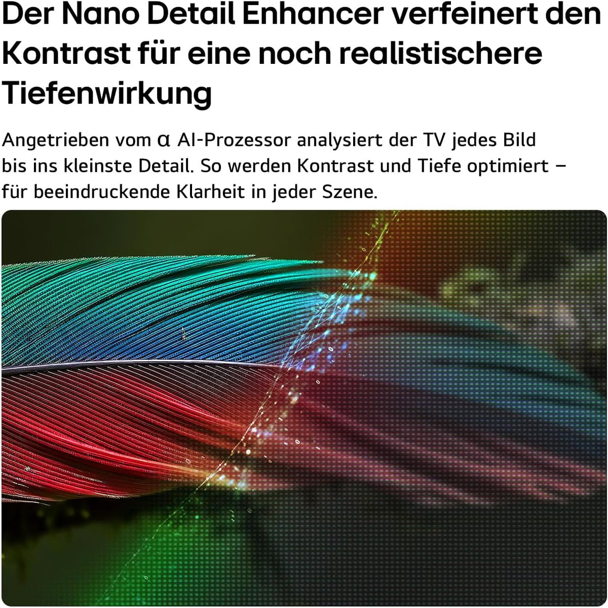 LG 43NU8E0B3LA Nano 4K UHD TV, 43 Zoll, α7 Gen9 4K AI Prozessor, webOS 26, 60Hz, VRR bis zu 60Hz, Modelljahr 2026, Energieklasse F