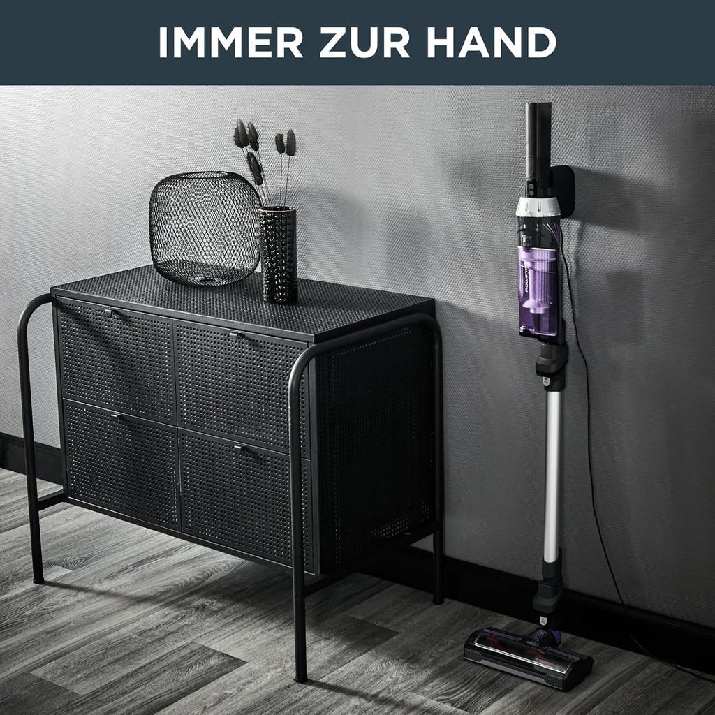 Rowenta X-Nano kabelloser Akkustaubsauger, Lithium-Ionen Batterie, Ultraleicht, 2-in-1 Stabstaubsauger & Handstaubsauger kabellos, bis zu 40 Min. Laufzeit, inkl. Zubehör, grau-lila, RH1128