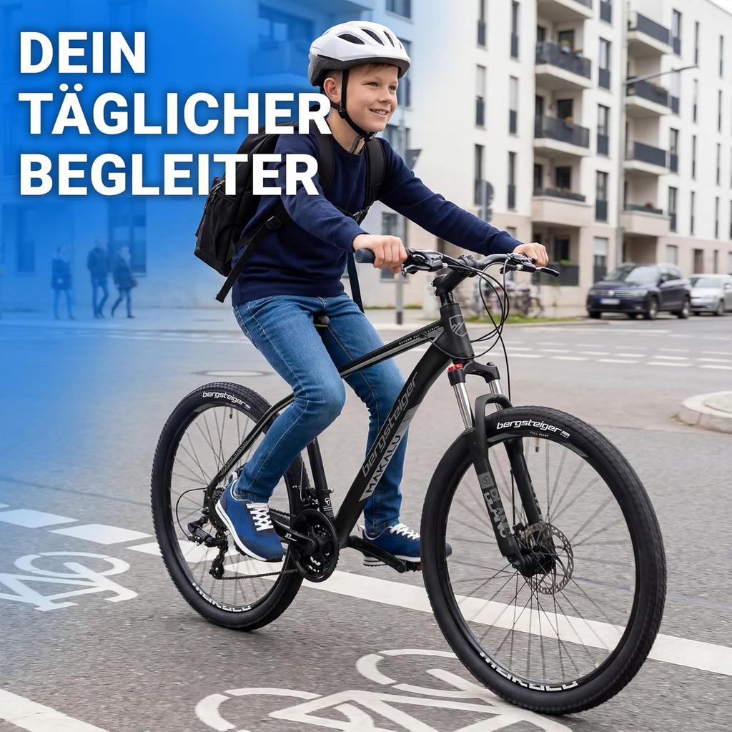 Bergsteiger Makalu 26/29 Zoll Mountainbike Alurahmen Hardtail MTB 21 Gang
