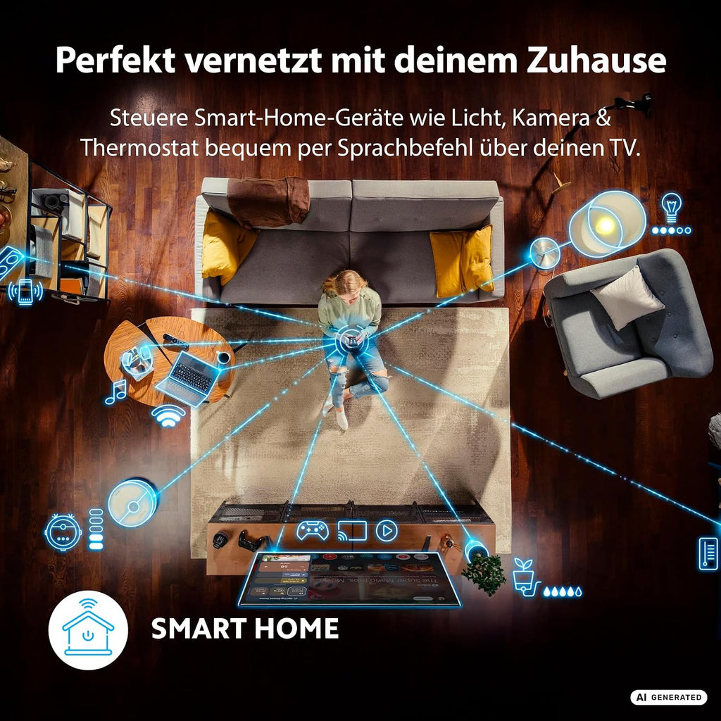 DYON nexGo 24H 24 Zoll HD Smart Fernseher mit Triple Tuner