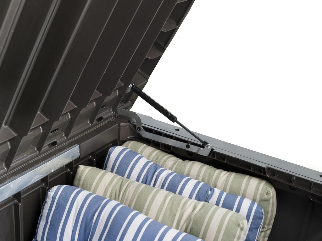 Keter Rockwood Kissenbox, Braun, 570L