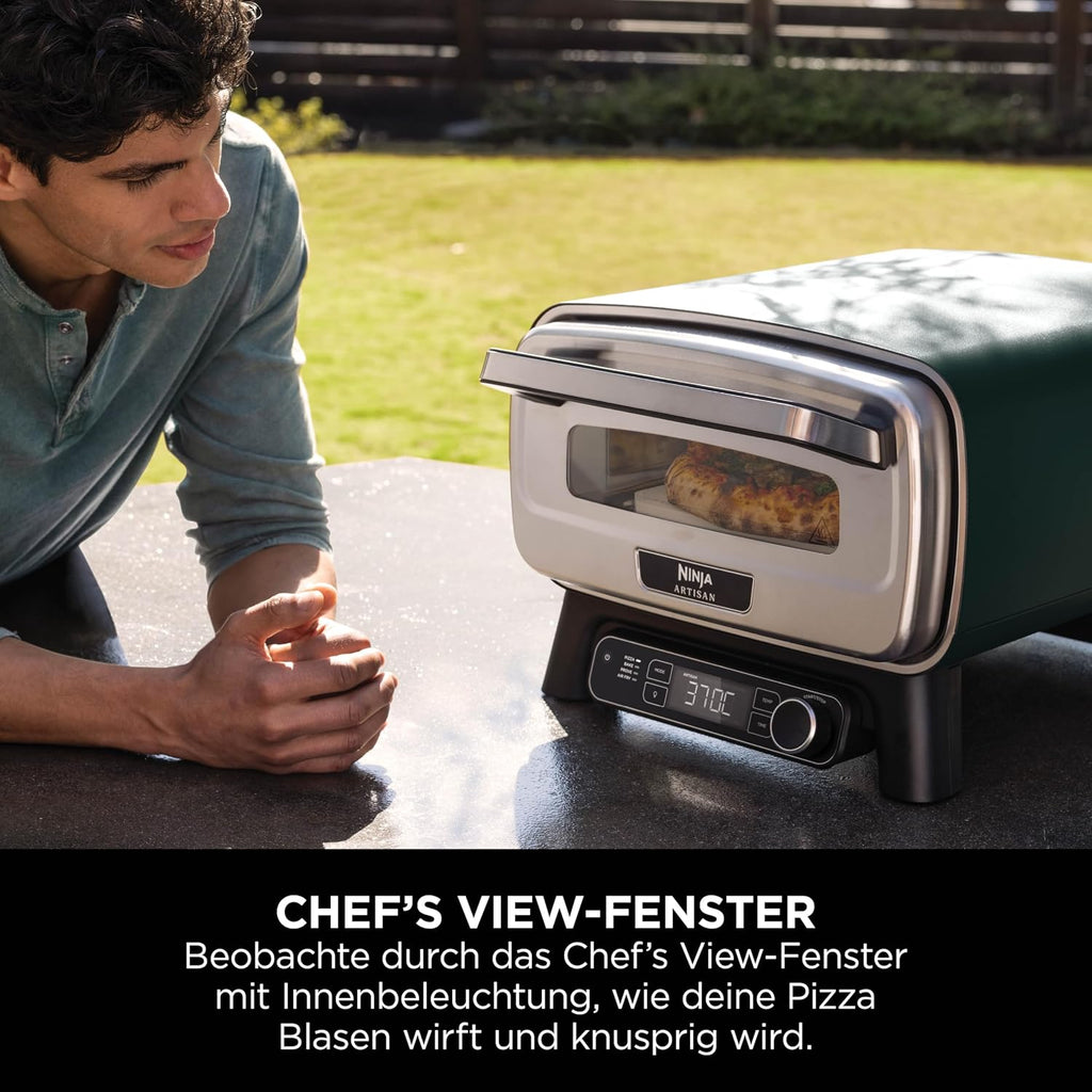Ninja Artisan Outdoor-Pizzaofen und Heißluftfritteuse, 4 Funktionen