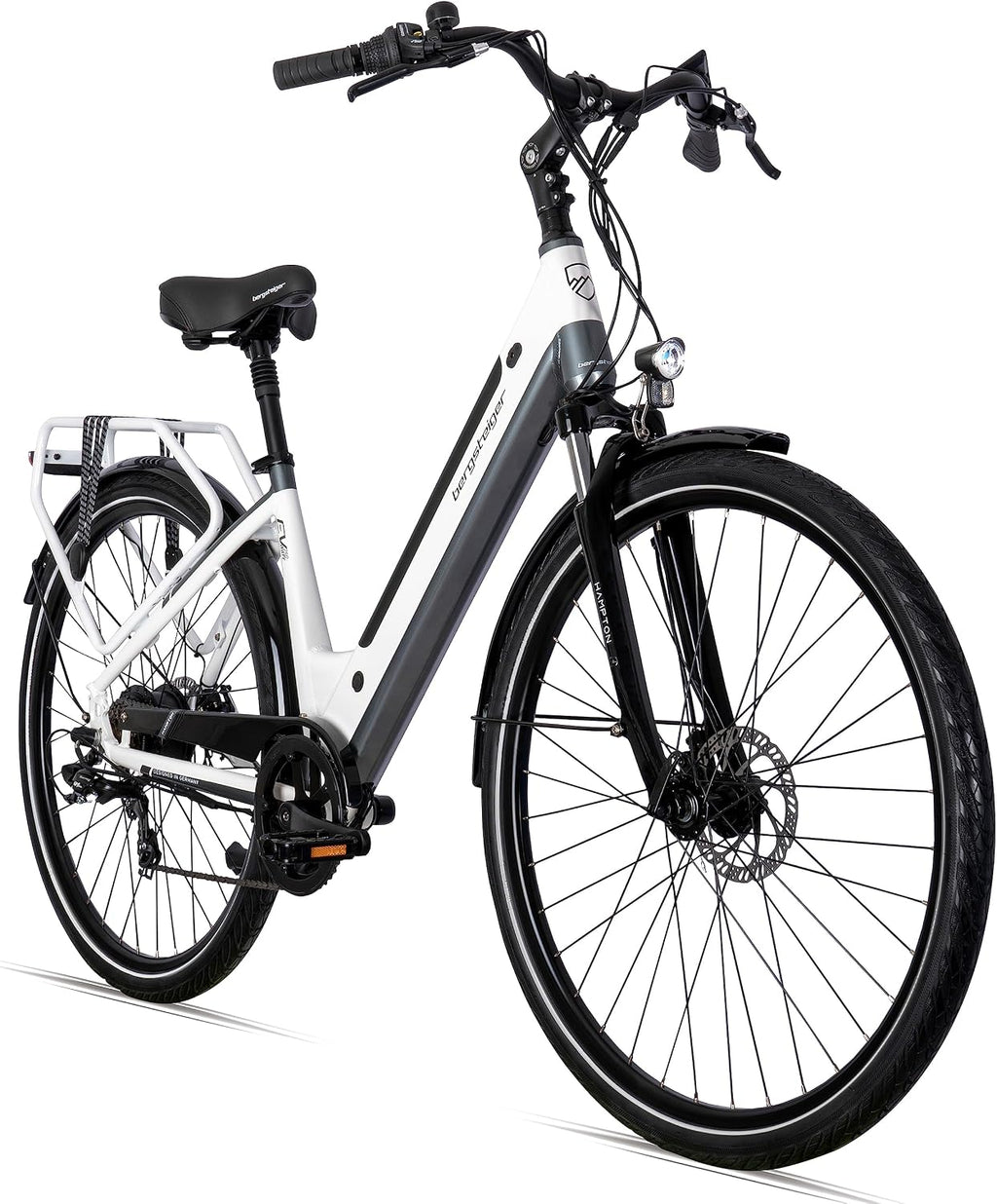 Bergsteiger Hampton 28 Zoll City E-Bike Elektrofahrrad Alurahmen 250 W
