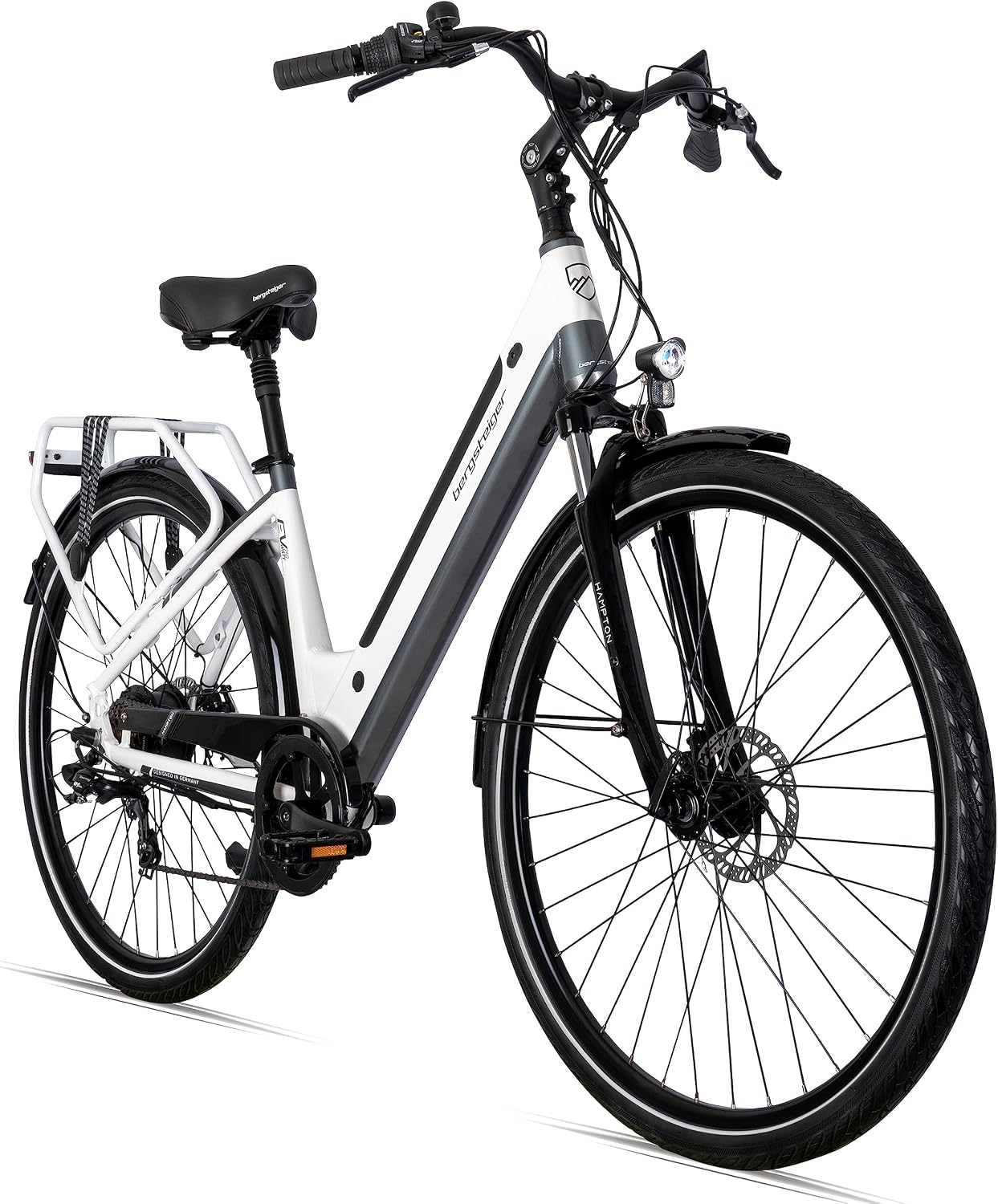 Bergsteiger Hampton 28 Zoll City E-Bike Elektrofahrrad Alurahmen 250 W