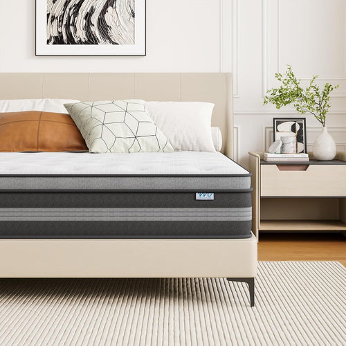 180x200 cm Matratze, 30cm höhe, H3 Taschenfederkernmatratze, Gel Memory Foam Hybrid, Taschenfederkern, Atmungsaktiv, Mittelfest, Druckentlastung, Federkernmatratzen Öko-Tex Zertifiziert