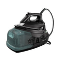 Rowenta Eco Steam Pro Dampfbügelstation, 2800 Watt, 8 bar Dampfdruck, 580 g/Min. Dampfstoß, 150 g/Min. kontinuierliche Dampfabgabe, Eco-Modus, 5 Einstellungen, 1,3l Wassertank, schwarz/beige, DG9640F0