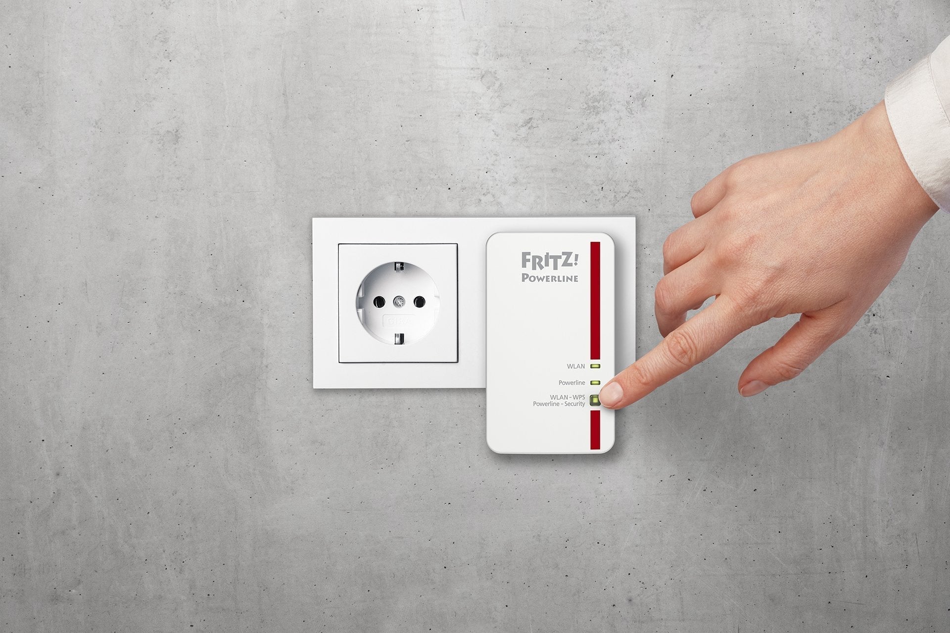 FRITZ!Powerline 1240E/1000E Set – WLAN & 1.200 MBit/s für Streaming & NASo
