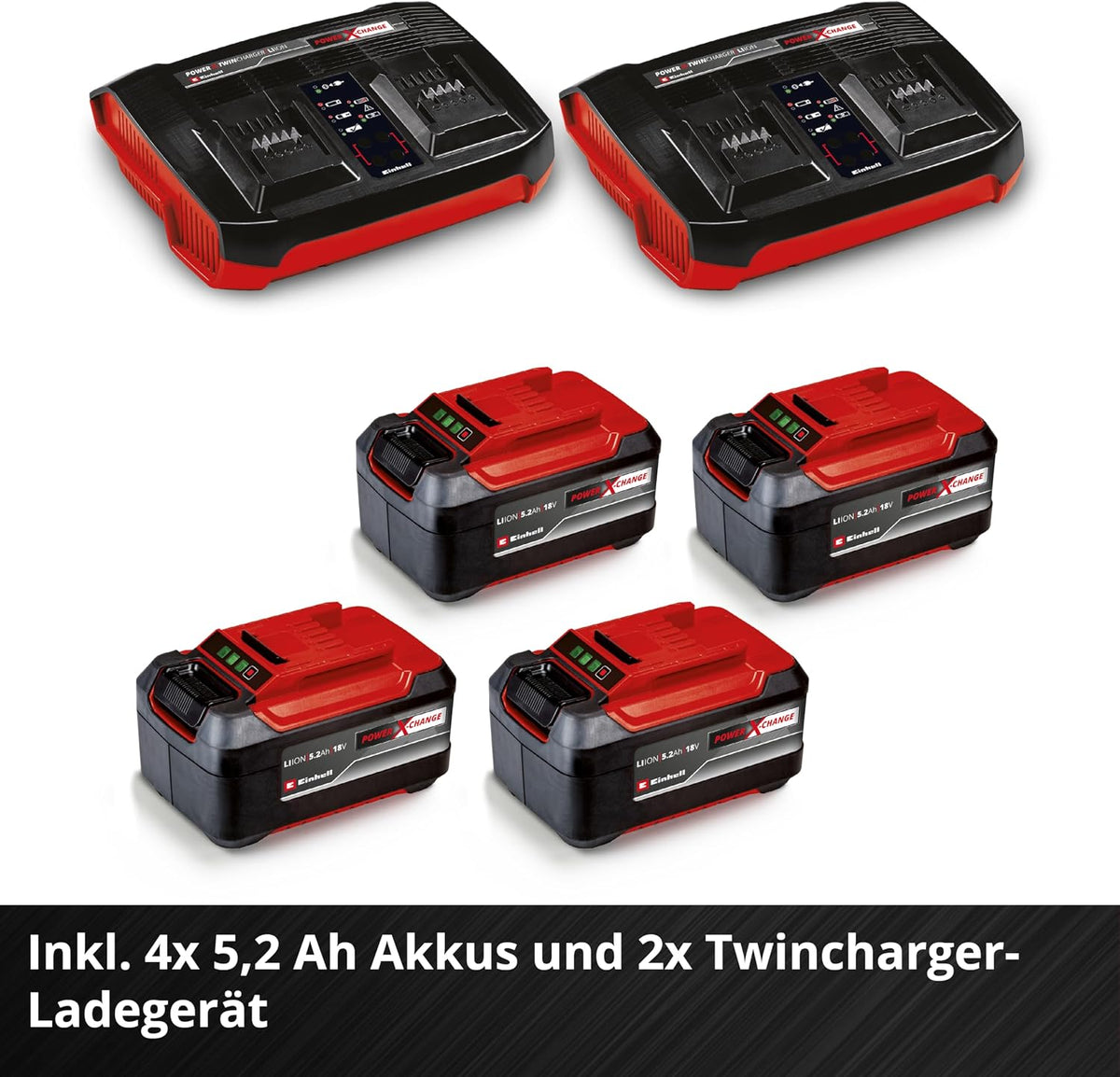 Einhell Akku-Rasenmäher GP-cm 36/52 S Li BL Kit