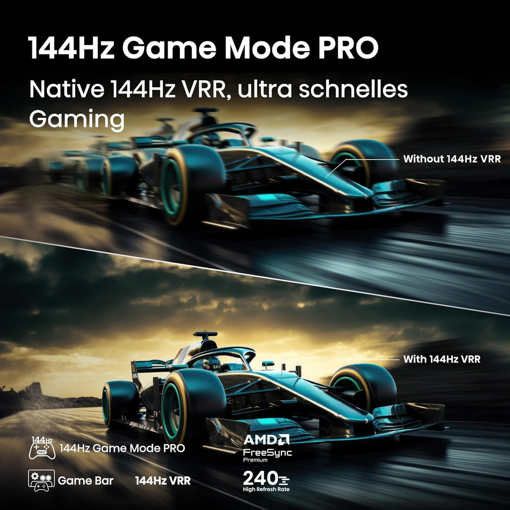 Hisense 55E89Q Fernseher, 55 Zoll (139cm), 4K ULED Mini LED, Smart TV, 144Hz Game Mode PRO, Hi-View AI Engine, AI Smoothmotion, Built-in Subwoofer, Dolby Vision.Atmos, Filmmaker Mode, Hi-Concerto