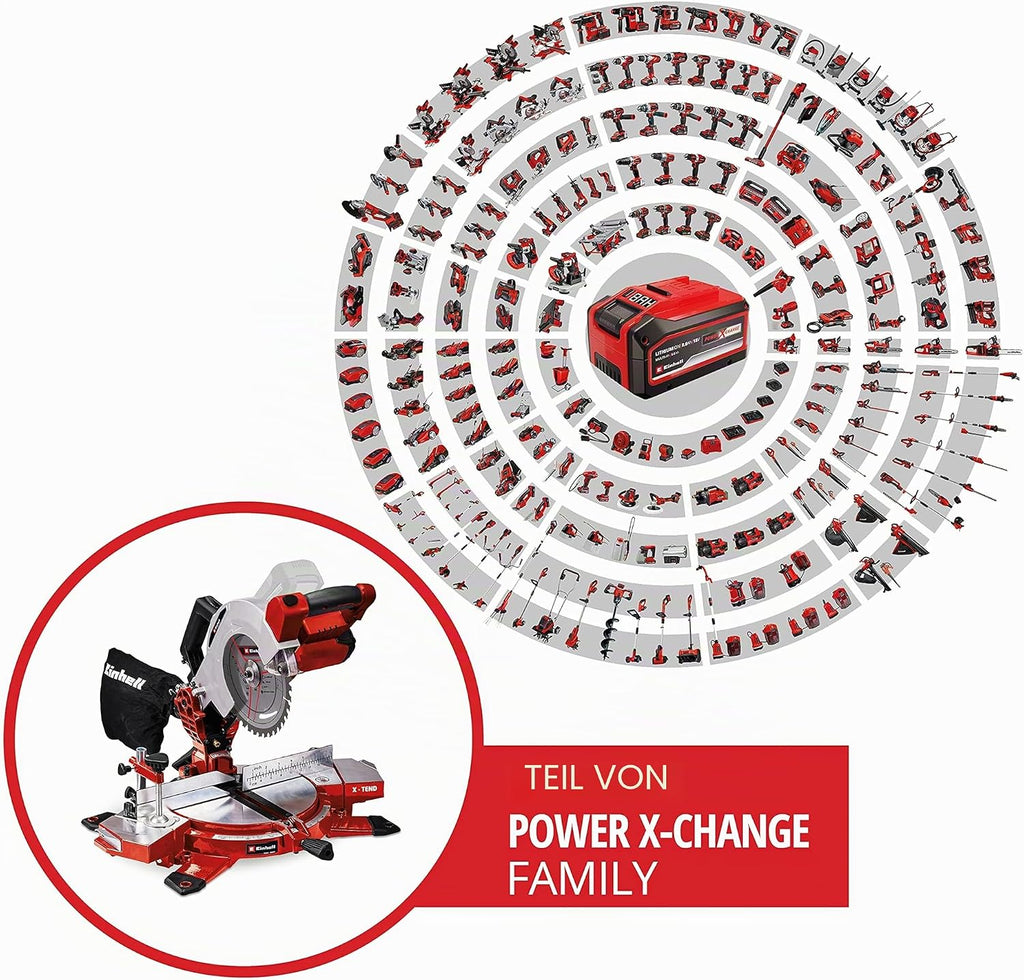 Einhell Akku-Kappsäge TE-MS 18/210 Li-Solo