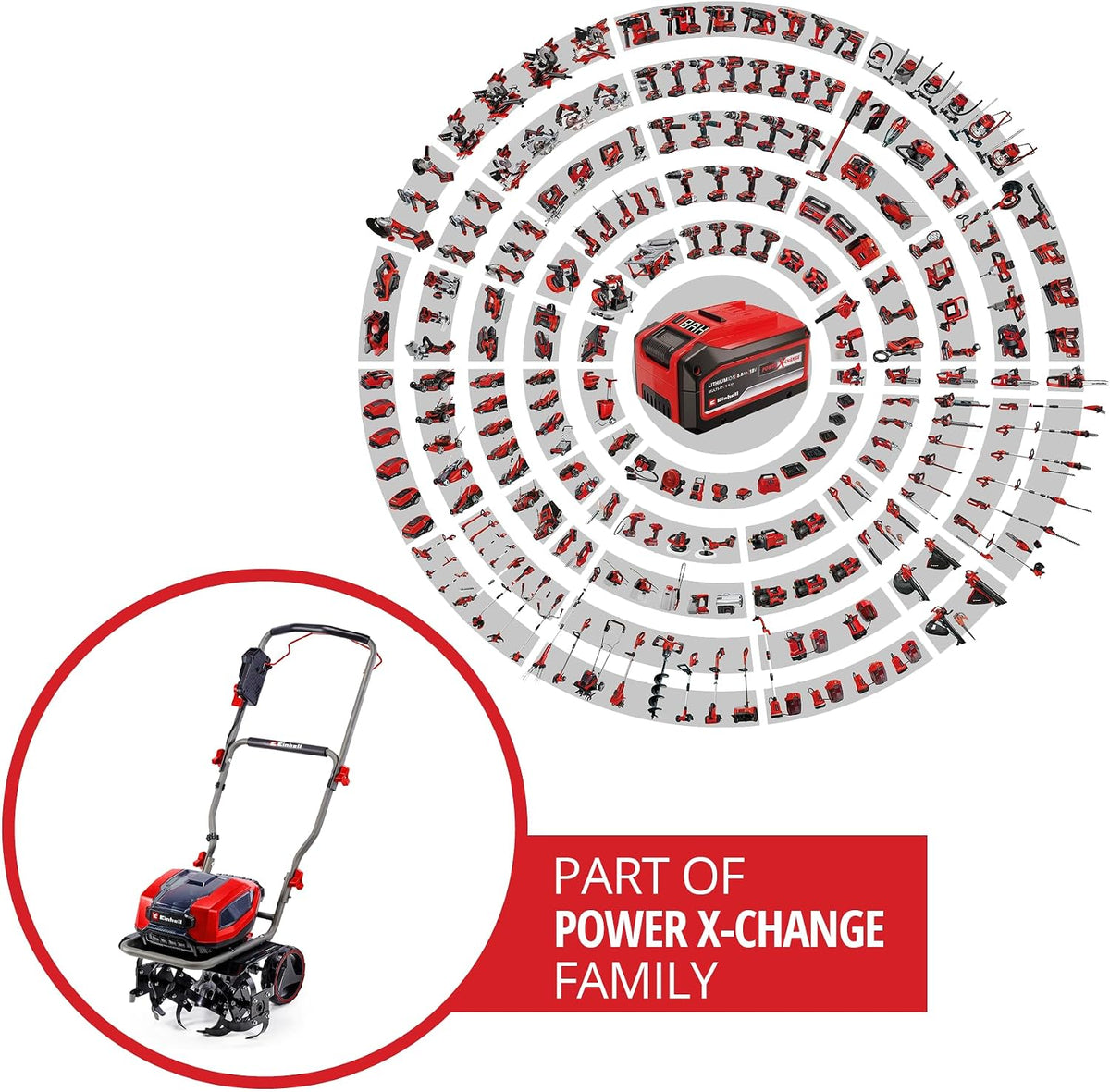 Einhell Akku-Bodenhacke GP-CR 36/45 Li E BL- Solo