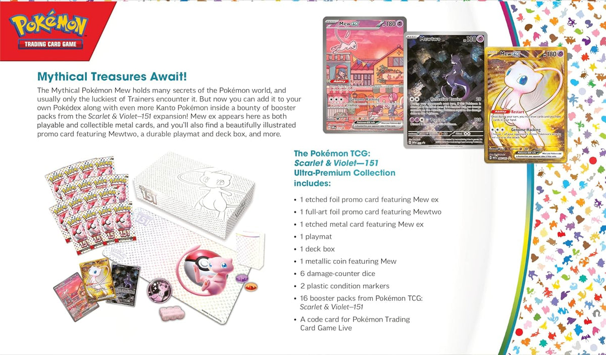 Pokemon TCG Scarlet & Violet 3.5 Pokemon 151 Ultra Premium Collection
