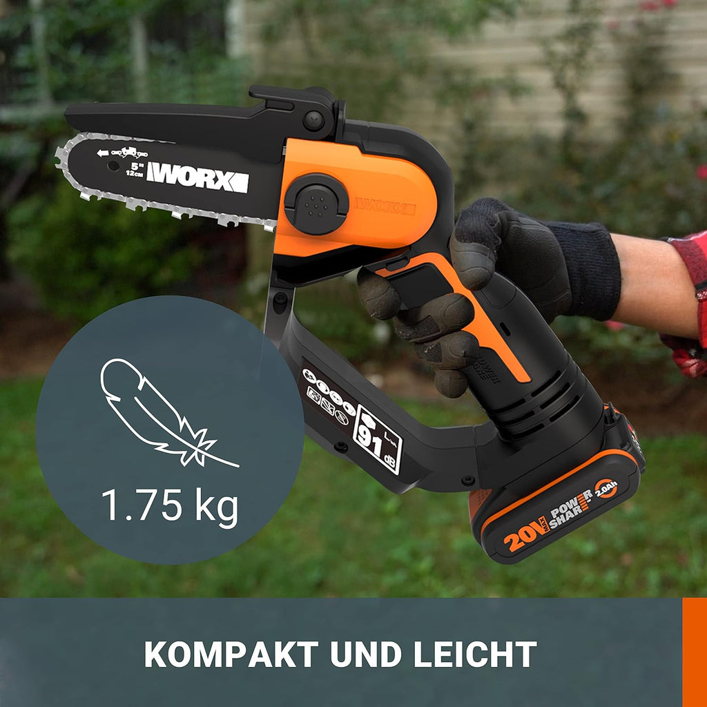 WORX WG324E, Akku 20V, inkl. Akku & Ladegerät
