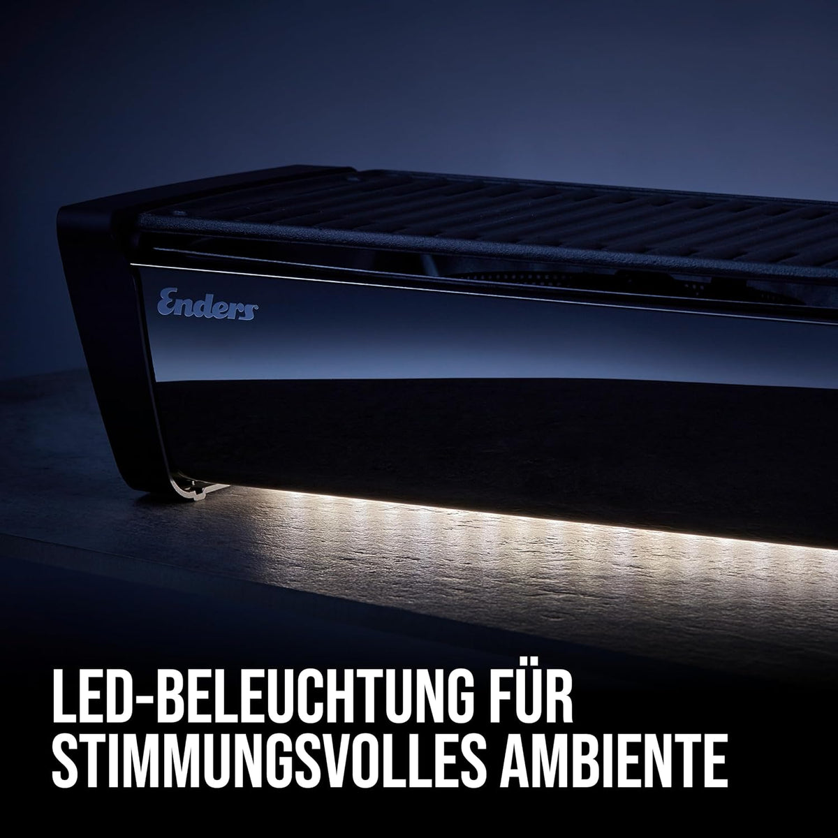 Enders Aurora Mirror raucharmer Tischgrill, mit Guss-Rost, Holzkohlegrill, kleiner Grill, Balkon-Grill, Picknick-Grill, Camping-Grill, Grill mit Belüftung, copper #1368