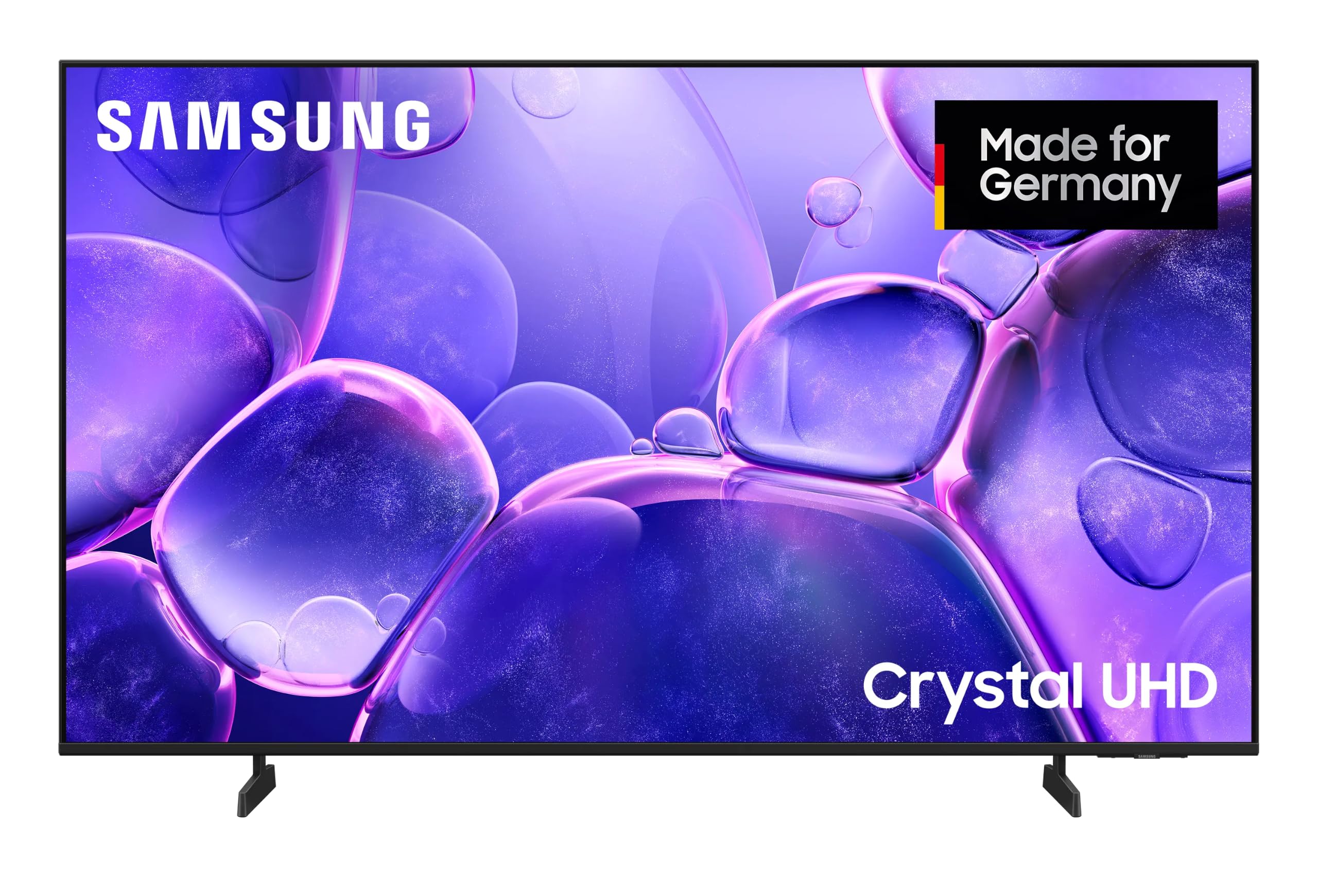 Samsung Crystal UHD U8079F 4K 50 Zoll (125 cm) LED Fernseher, Crystal Prozessor 4K, MetalStream Design, SmartThings, AI Upscaling, Gaming Hub, Knox Security, Kostenlose Inhalte, Smart TV