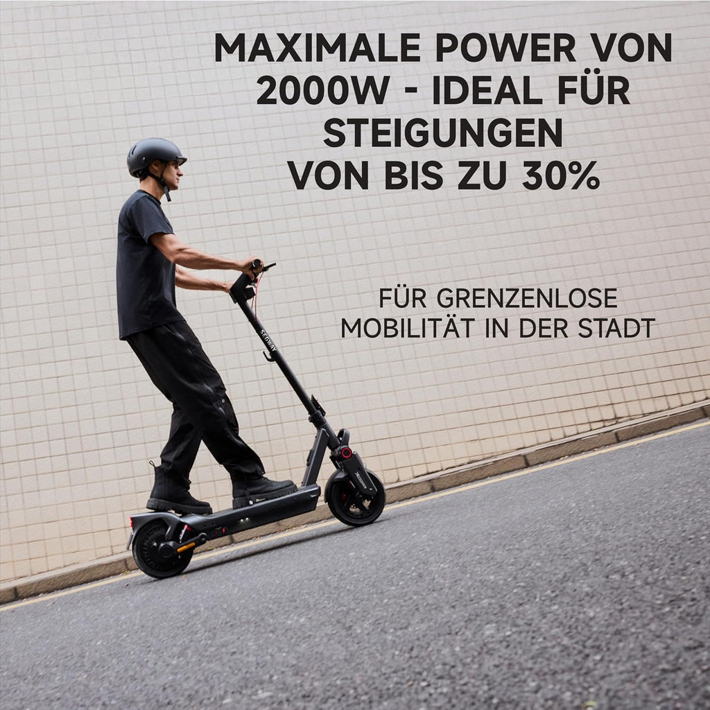 Segway-Ninebot MAX G3 D E-Scooter, bis zu 80 km Reichweite, 11 Zoll selbstabdichtende Luftreifen, Vollfederung, TFT-Display, FlashCharge, Apple Find My, faltbar, Schwarz**