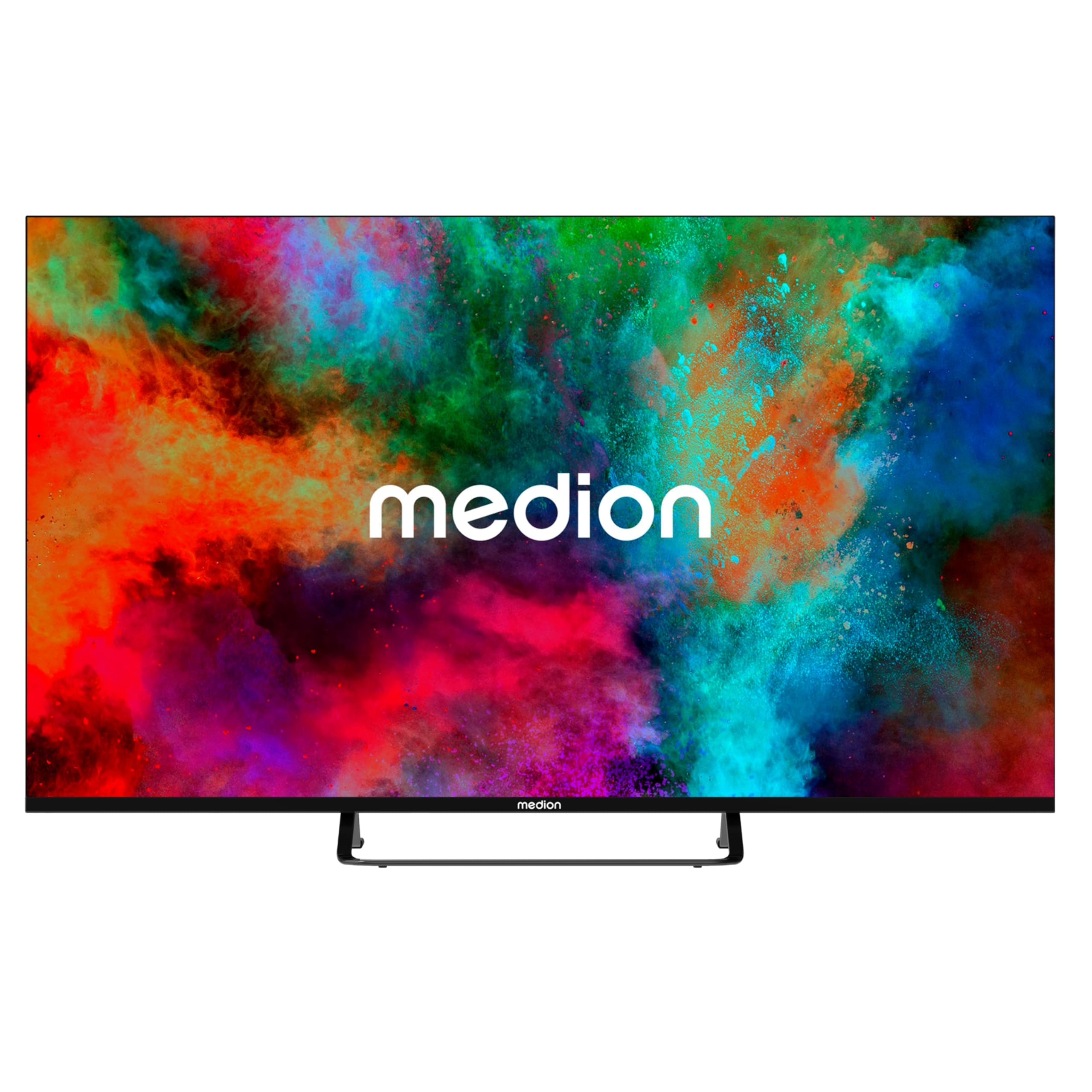 MEDION 125,7 cm (50 Zoll) Fernseher (Smart TV, 4K, Dolby Vision HDR, Prime Video, Disney+, Dolby Atmos, DTS X, kompatibel mit Google TV, PVR, Bluetooth, MD 850400)