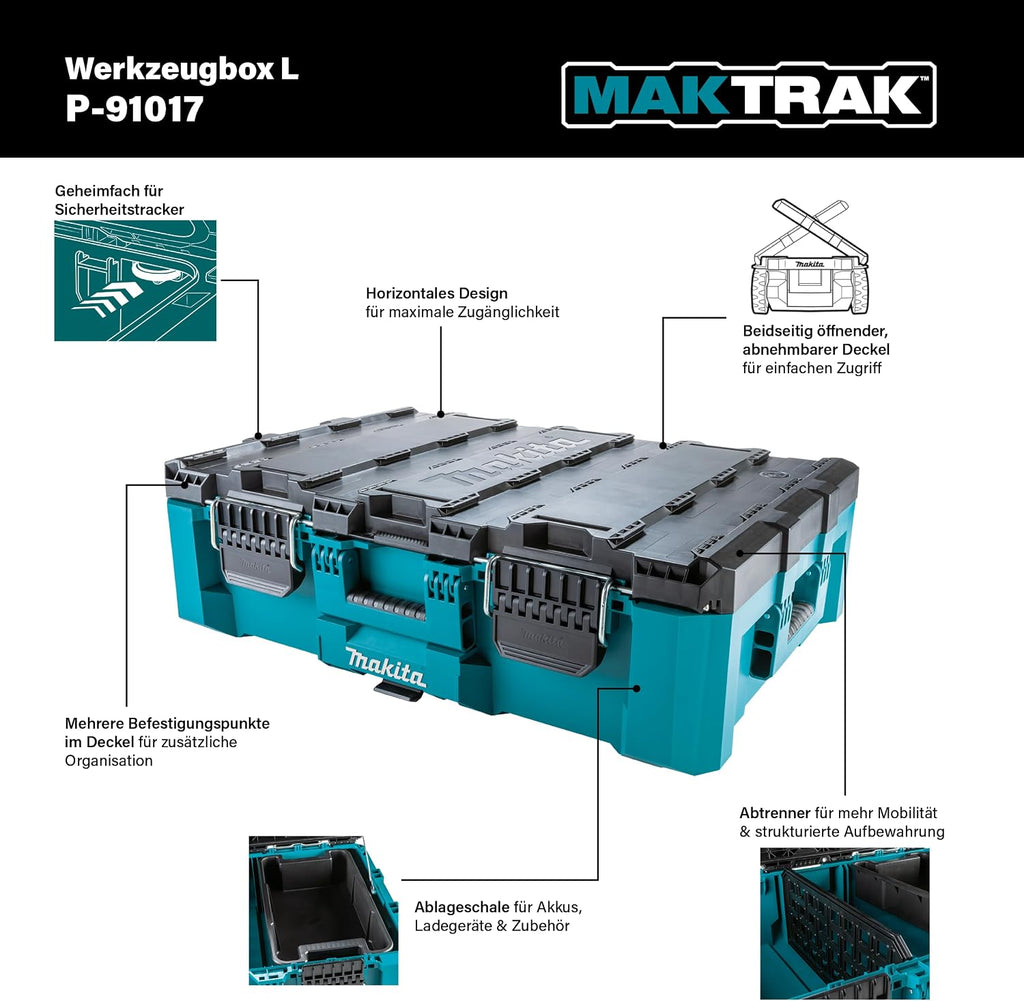 Makita P-91017 MAKTRAK Werkzeugbox L