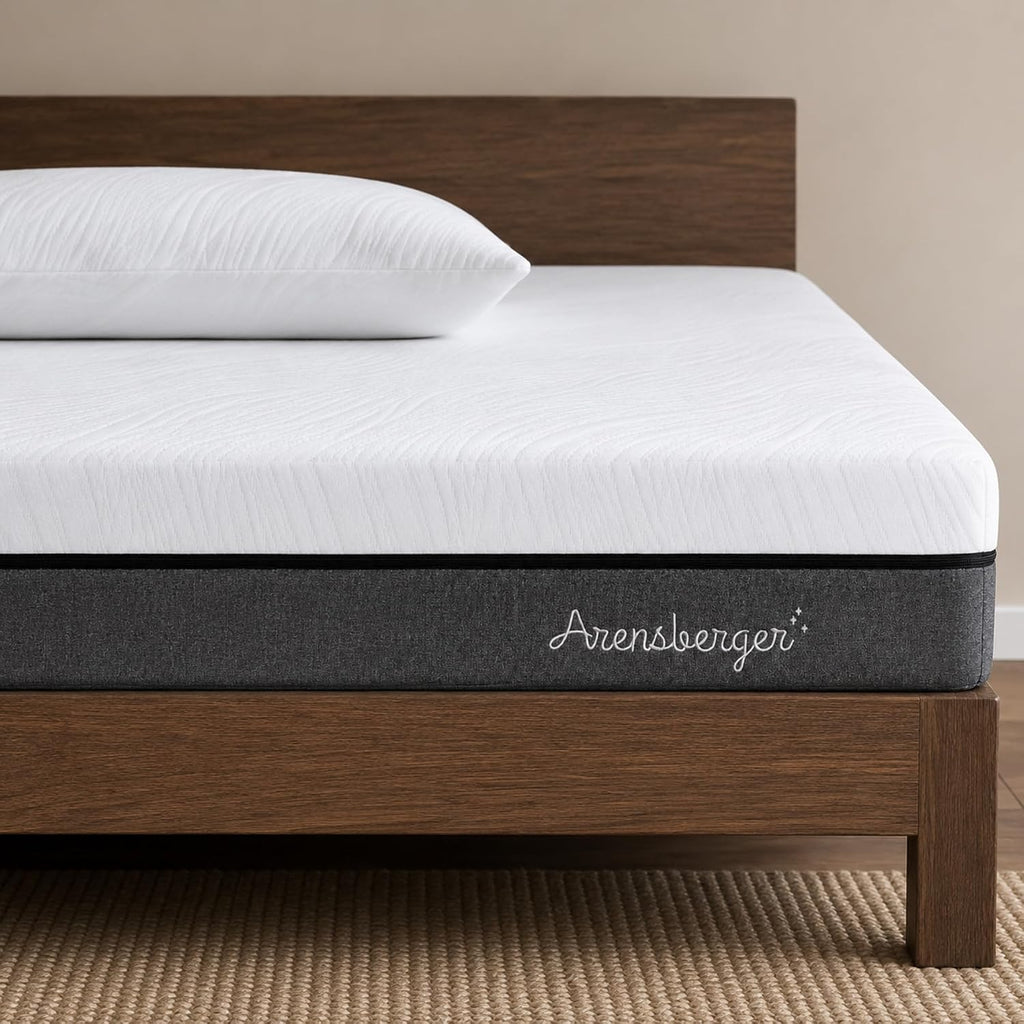 Arensberger Matratze SARA 140x200cm Höhe 16cm | NANOCELL® Gel-Schaum | Mittelfest H3 | Premium-Bezug 240g/m² | 60°C waschbar | Kaltschaum-Matratze 140x200 | Öko-Tex Zertifiziert