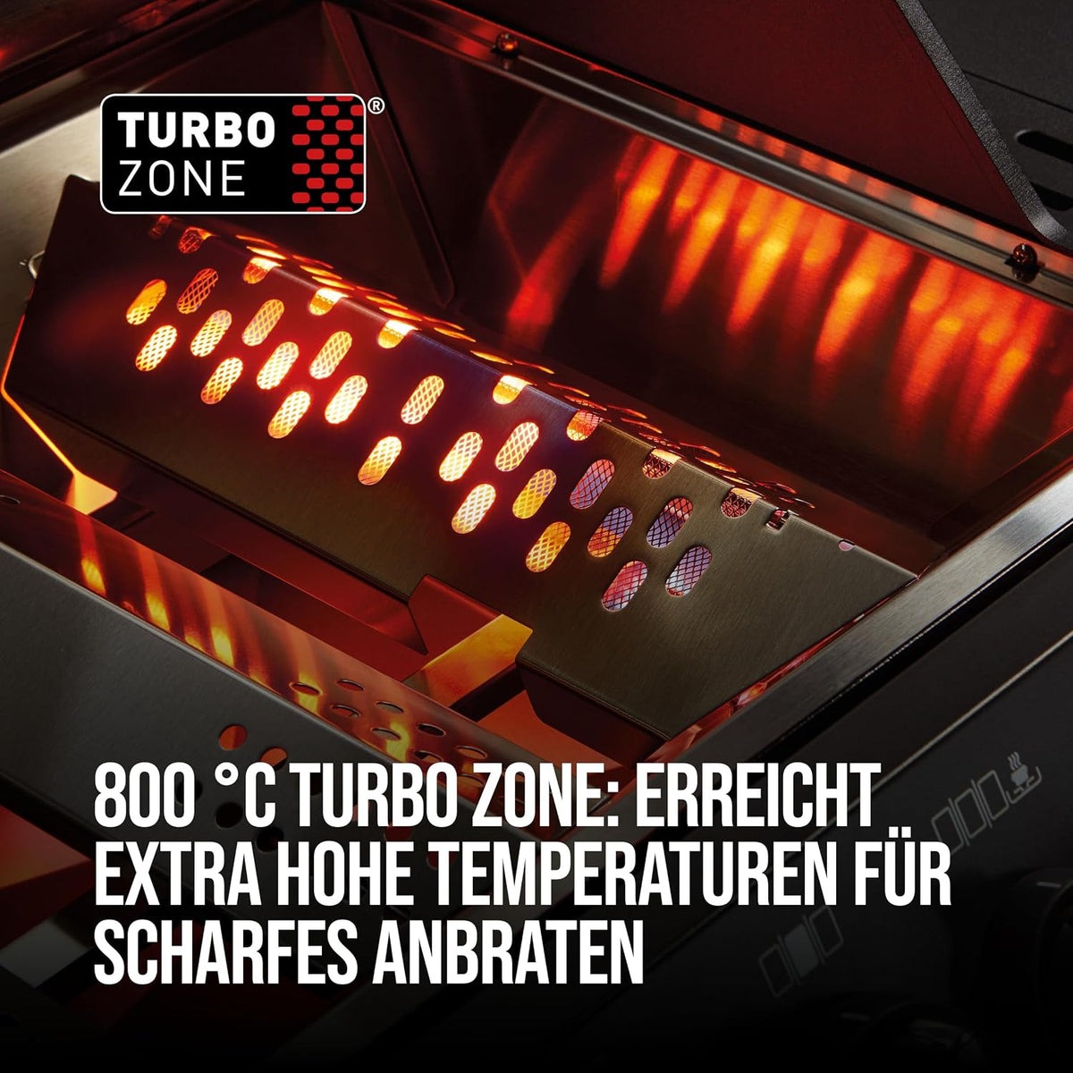 Enders® Gasgrill MONROE PRO 3 SIK TURBO SHADOW, 3-Edelstahlbrenner, Seitenkocher, Infrarot-Backburner, Sichtfenster, HEAT RANGE™, SWITCH GRID™, 800 °C TURBO ZONE™, SIMPLE CLEAN™, #8381