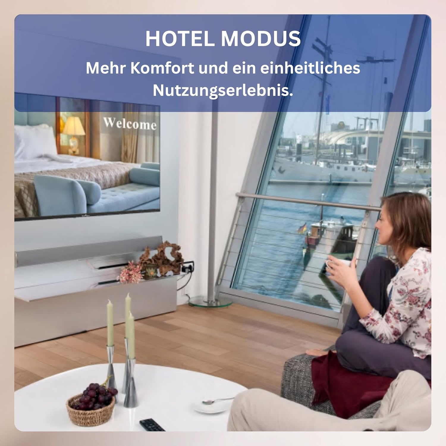 Smart Tech 32HN01V3 Fernseher 32 Zoll (80 cm) LED TV mit HD-Ready Auflösung
