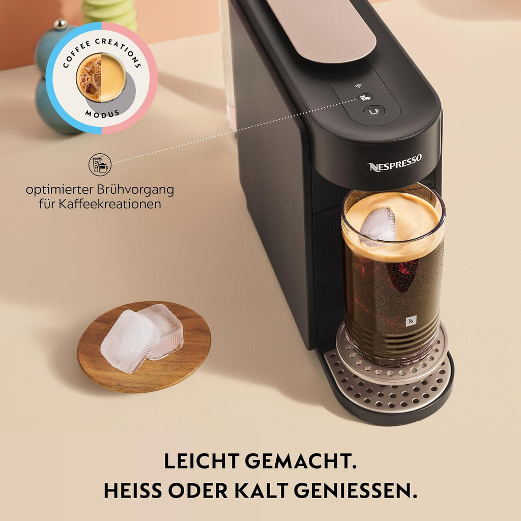 NESPRESSO KRUPS Vertuo Up Schwarz Kapselmaschine XN9408