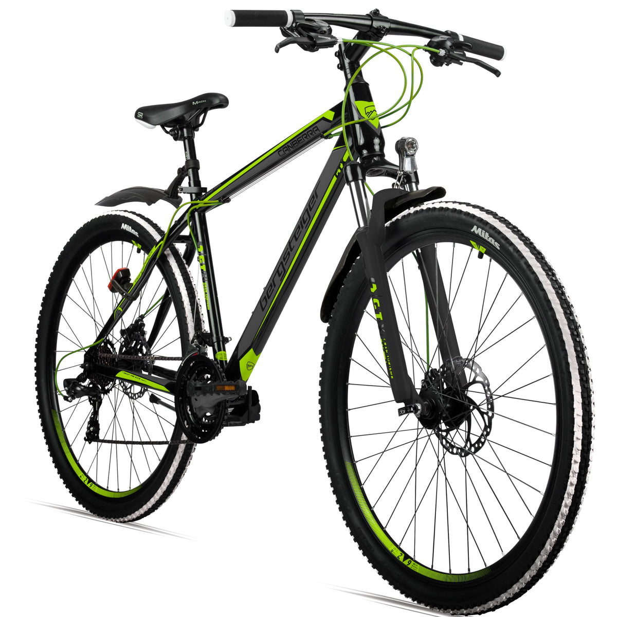 Bergsteiger Canberra 26/29 Zoll Mountainbike Hardtail MTB 21 Gang Alurahmen