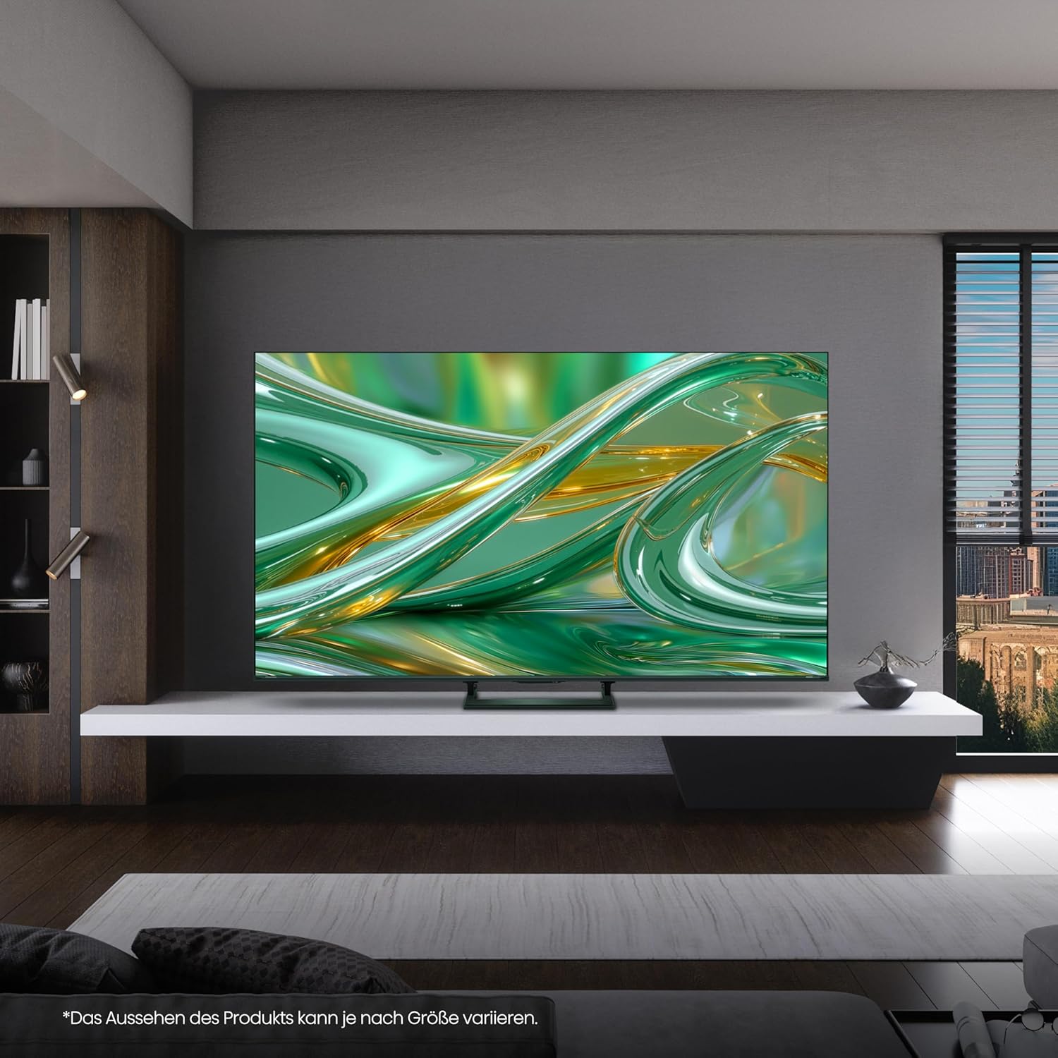 Hisense 55E8DS Fernseher 55 Zoll, 4K UHD, Hi-QLED Mini LED, Smart TV, 144Hz, Hi-View AI Engine, Dolby Vision.Atmos, Unibody Slim, FreeSync Premium, AI-Lichtsensor, Game Bar, Tuned by Devialet