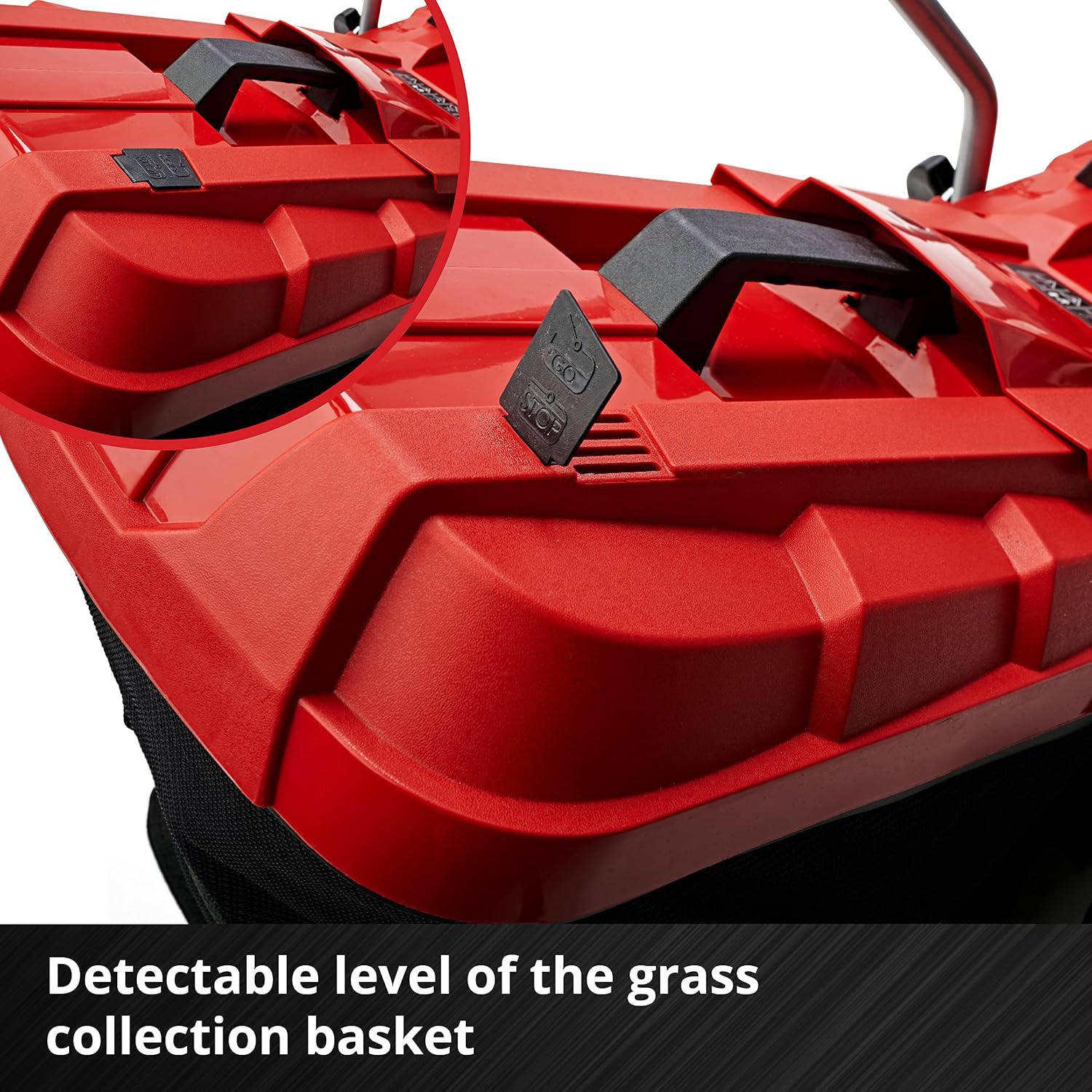 Einhell Cordless Lawnmower with Battery and Charger 18V PXC | 33cm Cutting Width, Brushless Motor, 30L Grass Box, 5 Cutting Heights GE-CM 18/33 Li Battery Lawn Mower