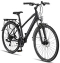 Licorne Bike Premium Touring Trekking Bike in 28 Zoll Aluminium Scheibenbremse Fahrrad für Jungen, Mädchen, Damen und Herren - 21 Gang-Schaltung - Mountainbike - Crossbike