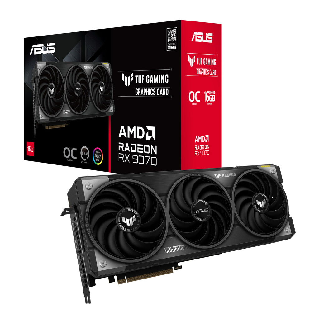 ASUS Prime Radeon RX 9070 XT OC Edition 16GB GDDR6 Gaming Grafikkarte