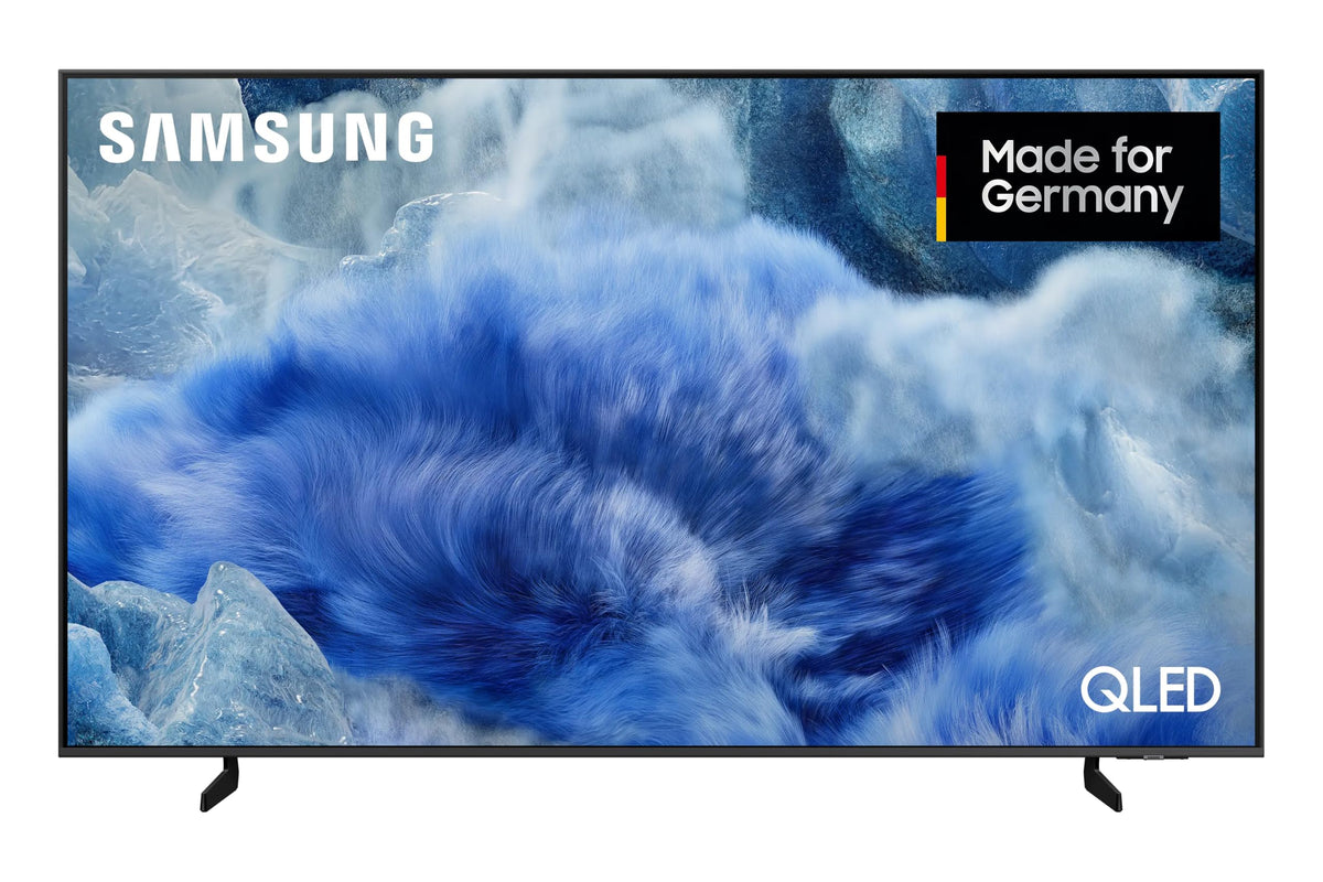 Samsung QLED Q8F 4K 85 Zoll (214 cm) UHD, Q4 AI Prozessor, Quantum Dot, AirSlim Design, Upscaling, Gaming Hub, Vision AI Smart TV