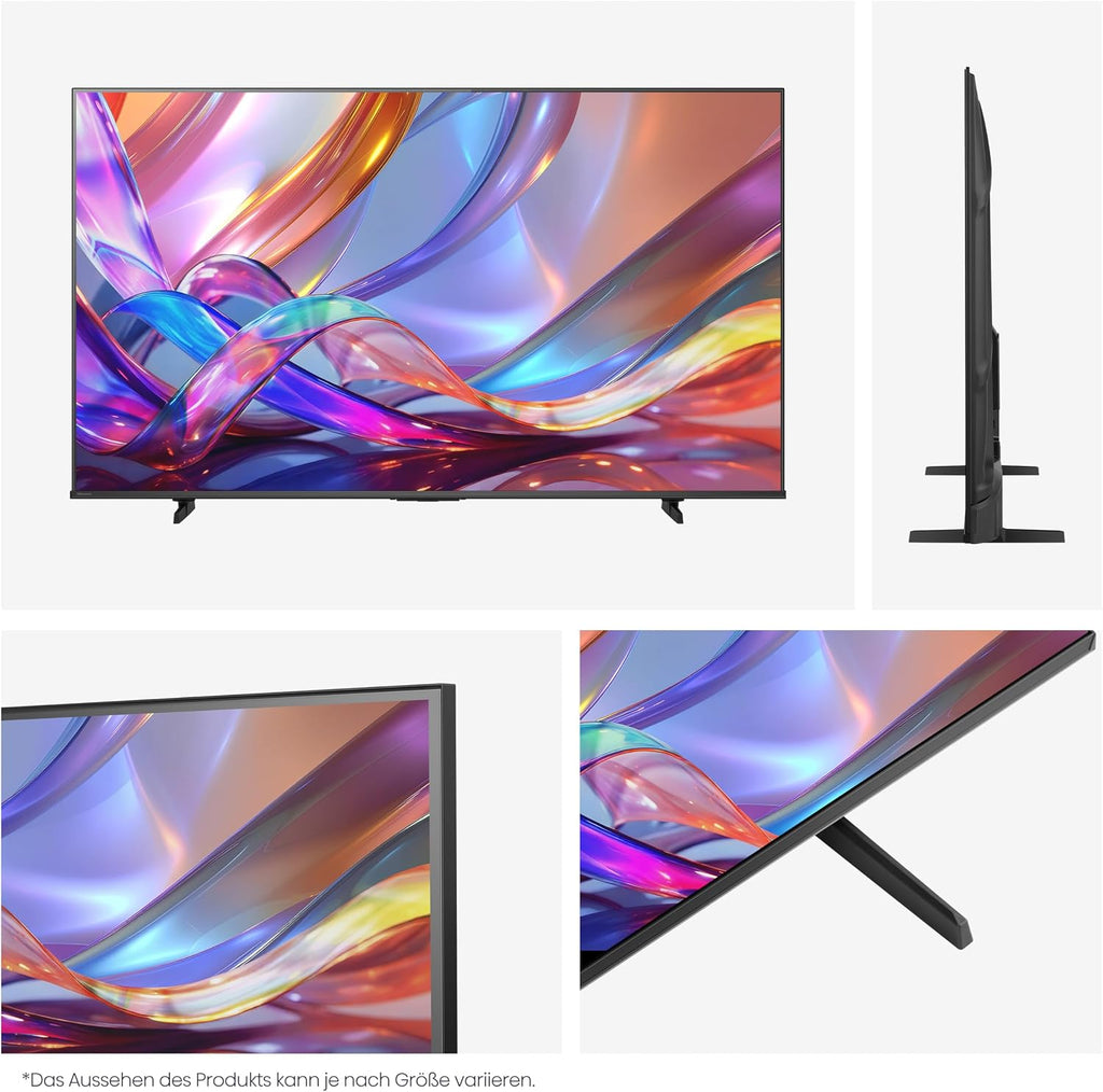 Hisense 43E7DS Fernseher 43 Zoll, 4K UHD QLED, Smart TV, Hi View AI Engine, 60Hz Game Mode Plus, Dolby Vision IQ, QLED Colour, Filmmaker, Smooth Motion, Airplay, Sprachsteuerung, 2026