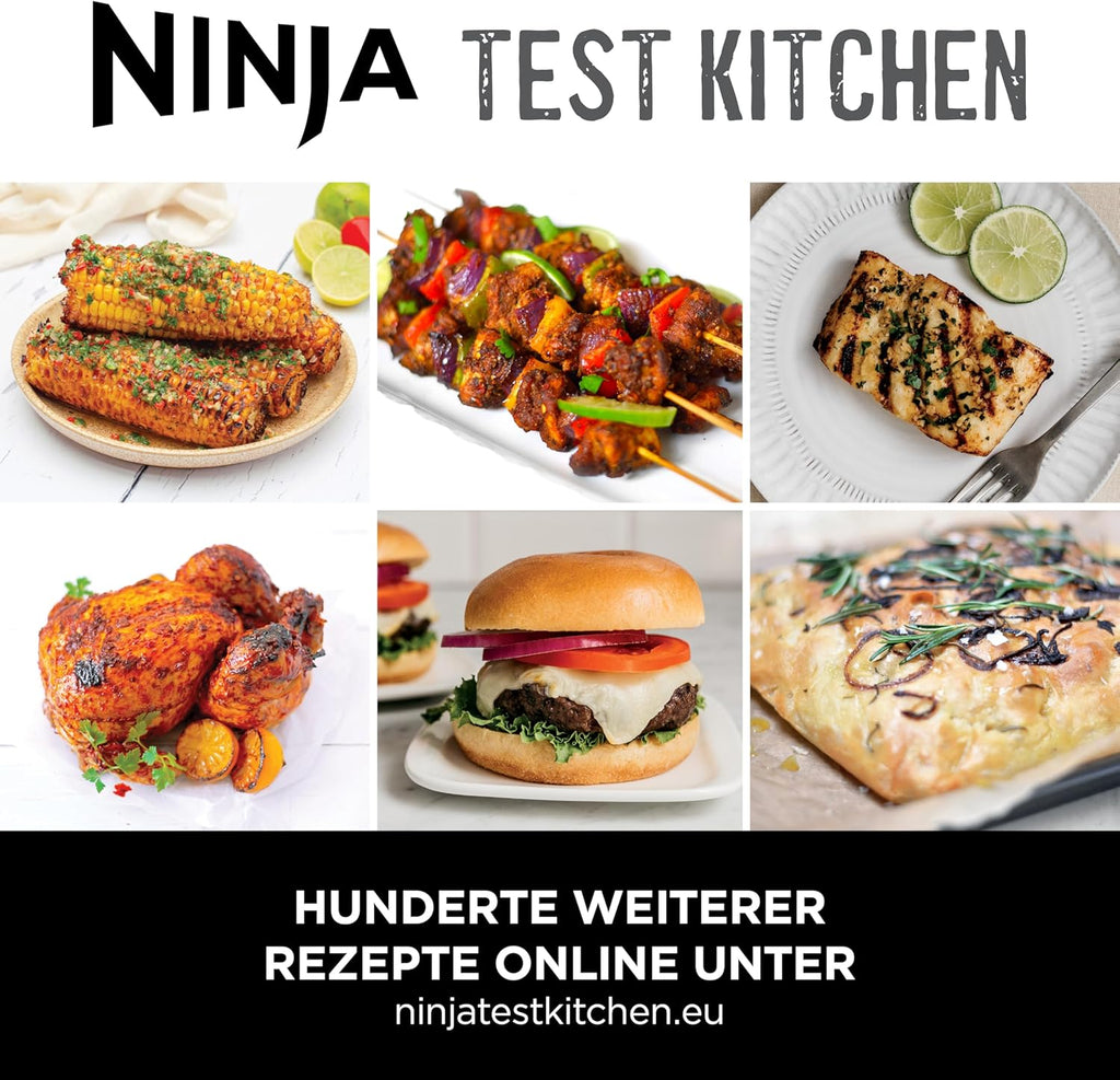 Ninja 5-in-1-Grill & -Heißluftfritteuse für den Innenraum, EG351EU