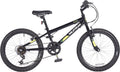 Wildtrak - 20 Zoll Fahrrad für Kinder, Alter 7-9 Jahre, verstellbare Bremsen - Schwarz
