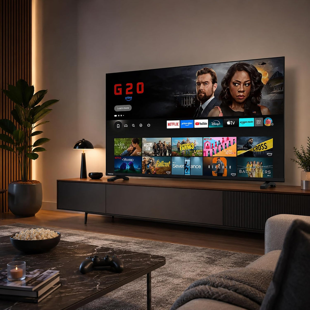 Toshiba 40LF2663DAZ Fernseher 40 Zoll Smart TV Full HD Amazon Fire TV HDR