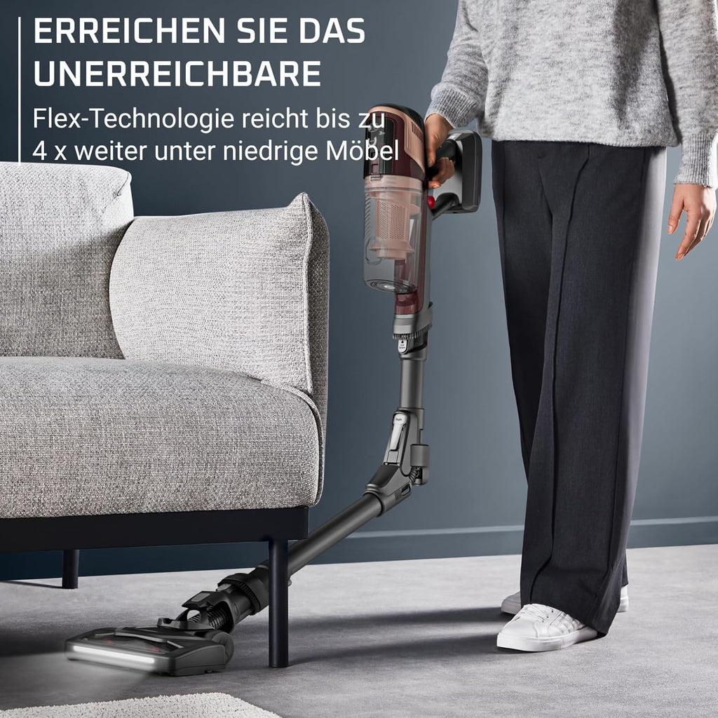 Rowenta X-Pert 6.80 Flex kabelloser Akku-Stabstaubsauger, LED-Düse