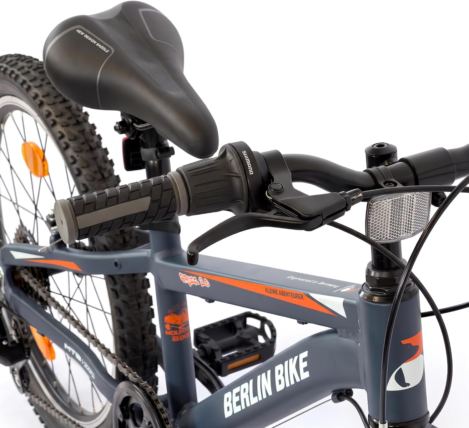 Grizz 20 Zoll Mountainbike - Leichter Aluminiumrahmen - 7-Gang Shimano