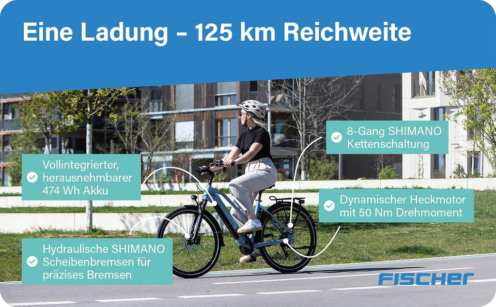 Fischr Viator Move 01 Electric Bike for Men and Women
