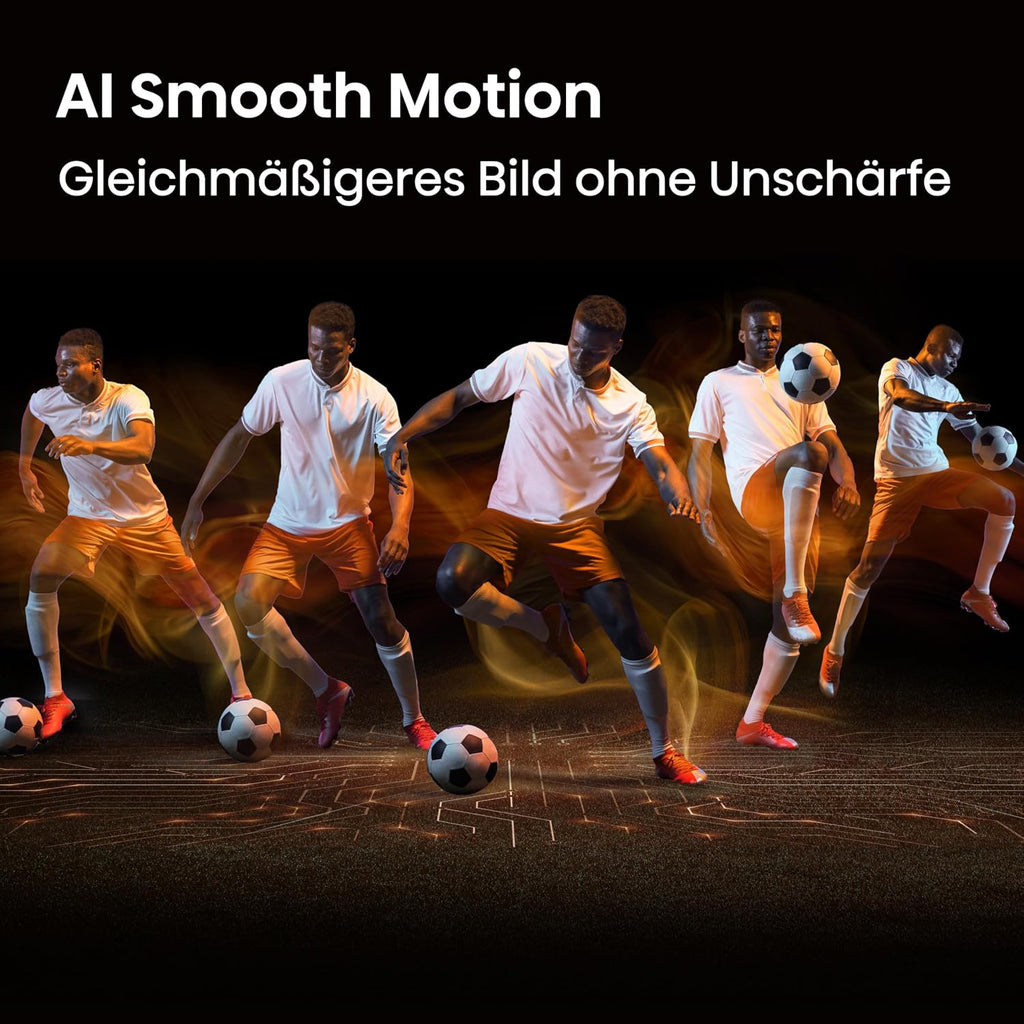 Hisense 43E7DS Fernseher 43 Zoll, 4K UHD QLED, Smart TV, Hi View AI Engine, 60Hz Game Mode Plus, Dolby Vision IQ, QLED Colour, Filmmaker, Smooth Motion, Airplay, Sprachsteuerung, 2026