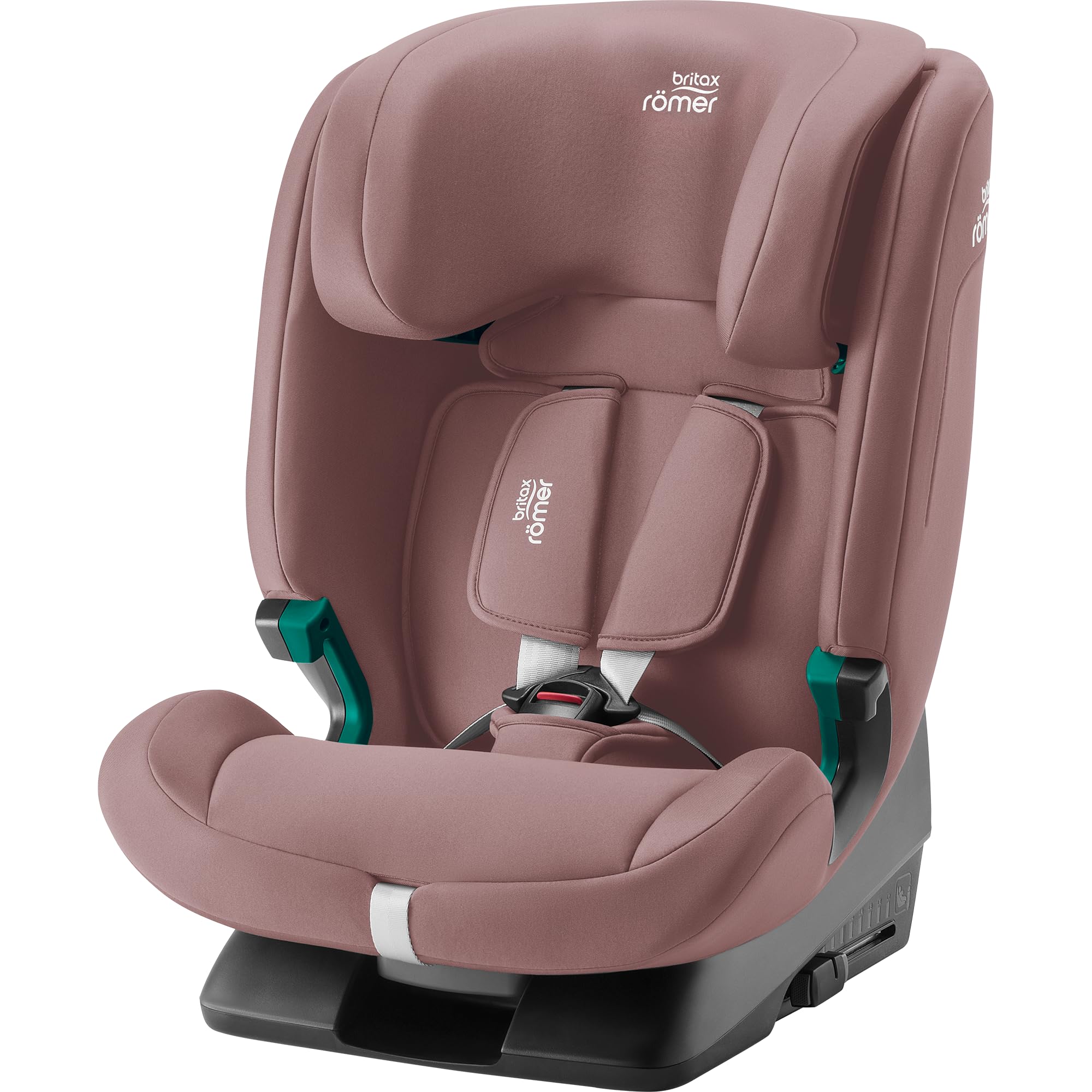 BRITAX RÖMER Kindersitz EVOLVAFIX, mit ISOFIX, für Kinder von 76-150 cm (i-Size), 15 Monate - 12 Jahre, Space Black
