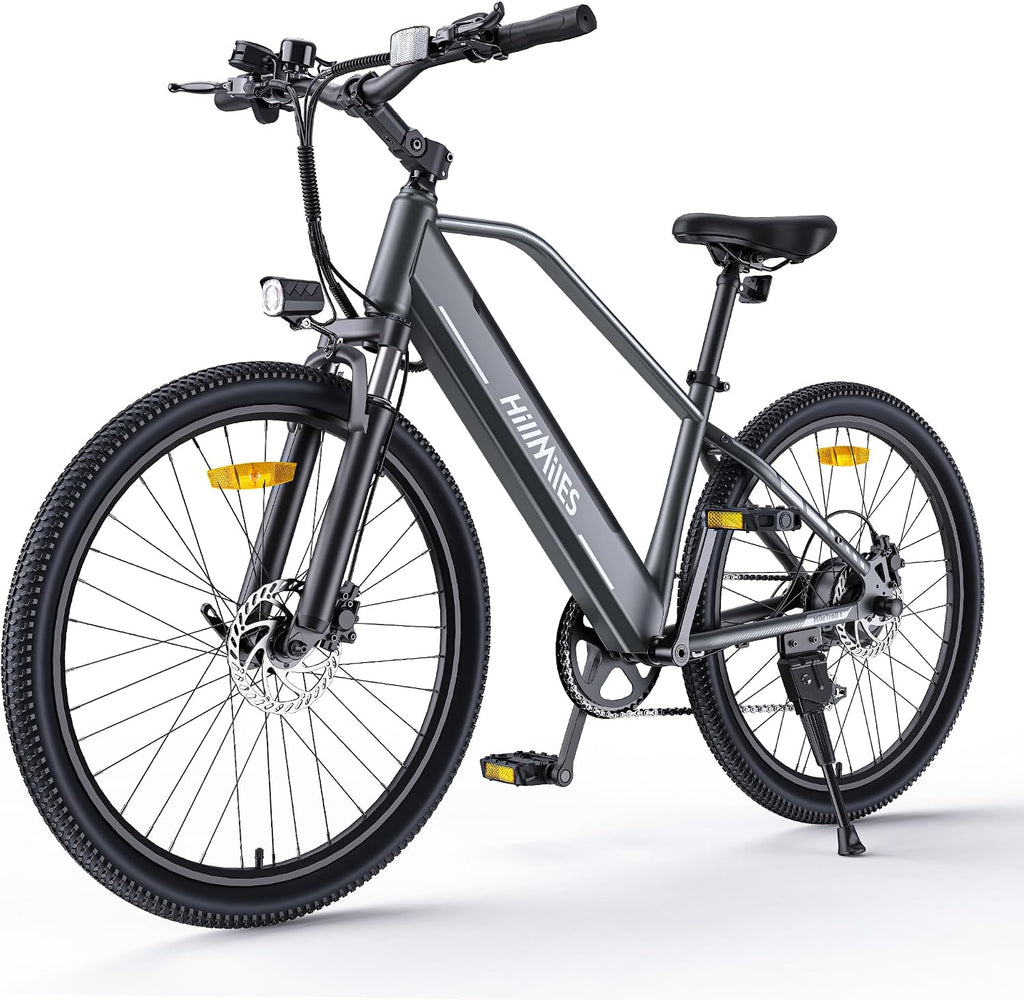 HillMiles MileTrail1 26" Elektrofahrrad Für Erwachsene Mit 100KM Reichweite, 36V 13AH Herausnehmbare Batterie, Speed 25KM/H, Mountain E-Bike